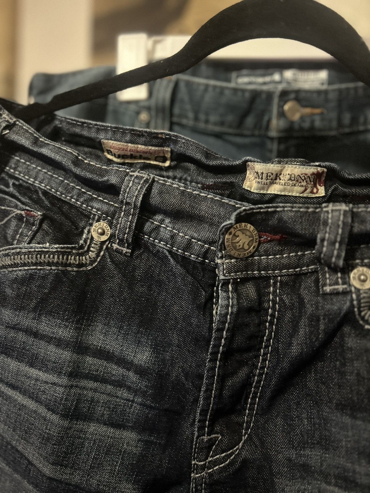 Mek Denim × Vintage Crazy Vintage Y2K/2000s Rare Mek Jeans Size US 34 / EU 50 - 3 Thumbnail