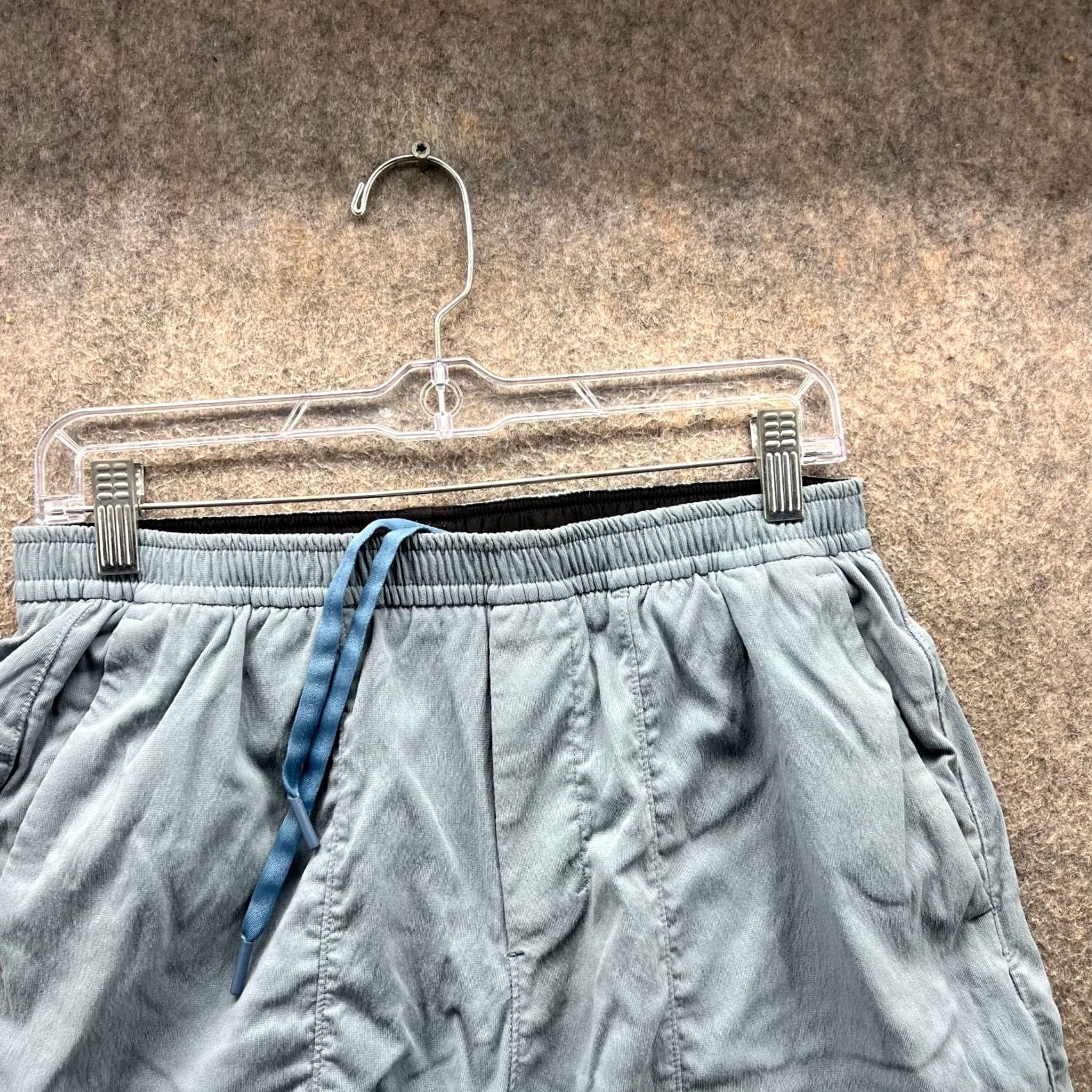 Lululemon Lululemon Shorts Women 10 Blue Tencel High Rise Drawstring Relaxed Fit Activewear Casual Summer 10 Womens Size 32" / US 10 / IT 46 - 7 Thumbnail