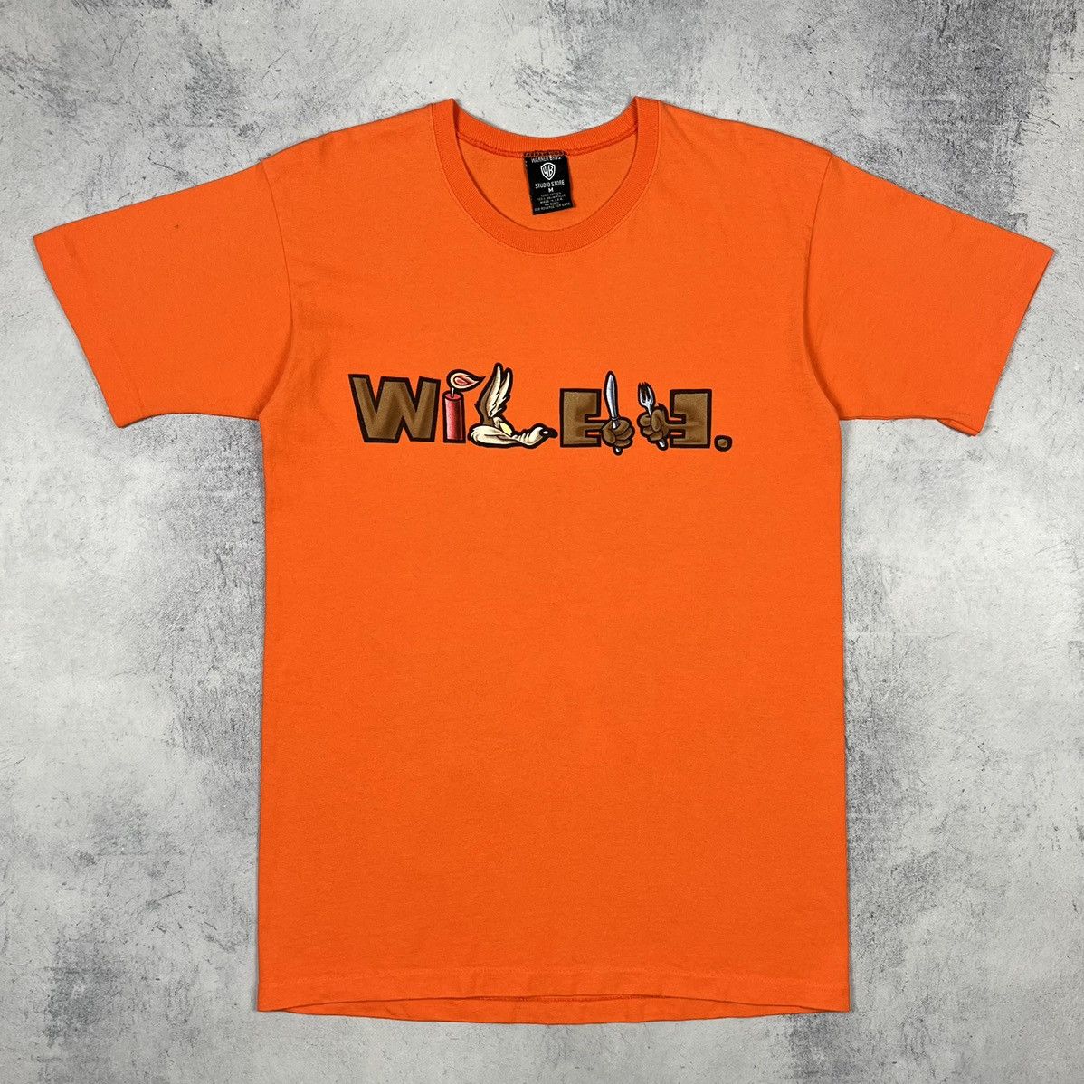 Warner Bros Vintage Wile E Coyote cartoon humor tee 1998 Size US S / EU 44-46 / 1 - 9 Thumbnail