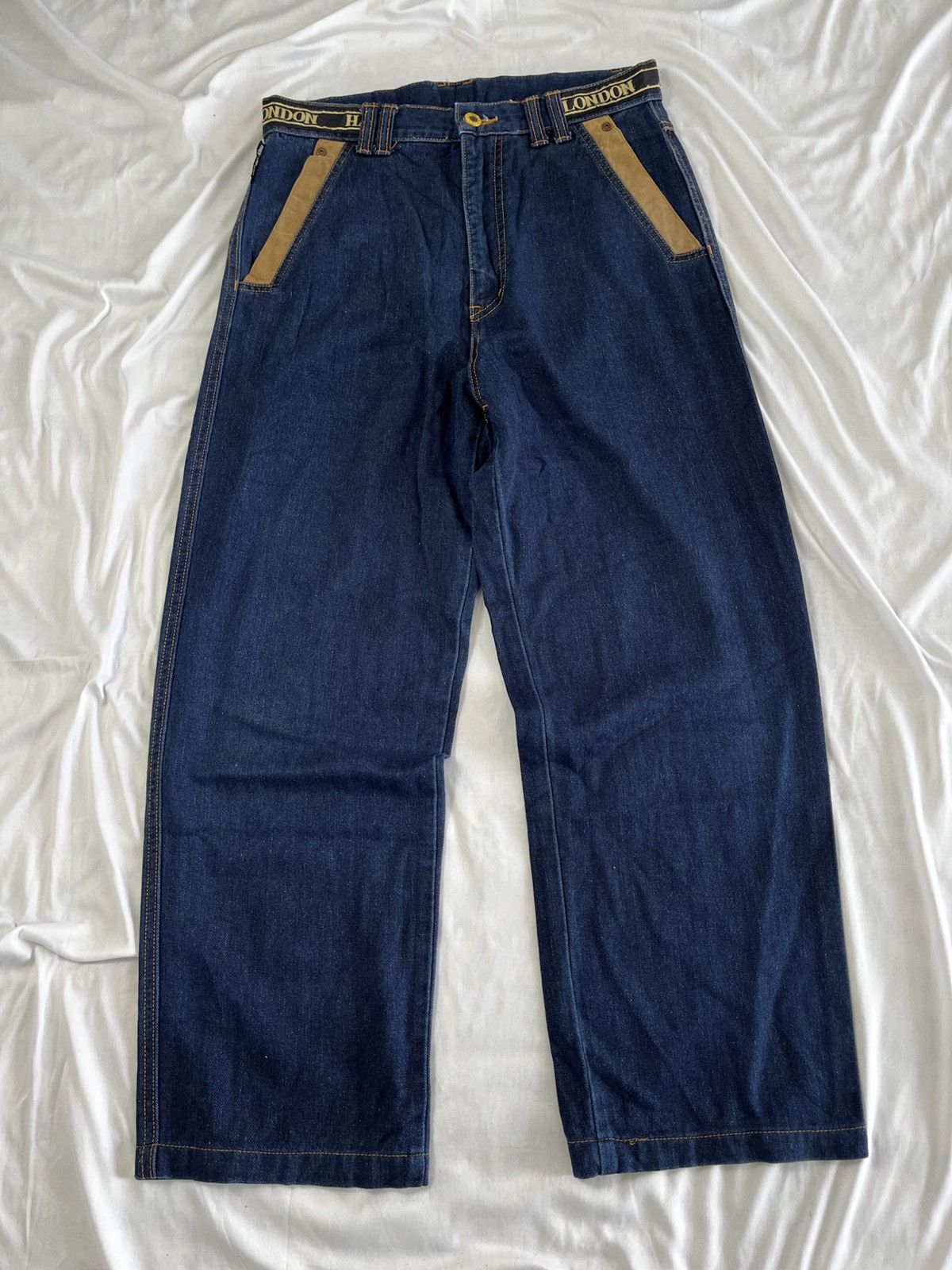 Hardy Amies HARDY AMIES JEANS PANT EMBROIDERY POCKET Size US 30 / EU 46 - 5 Thumbnail