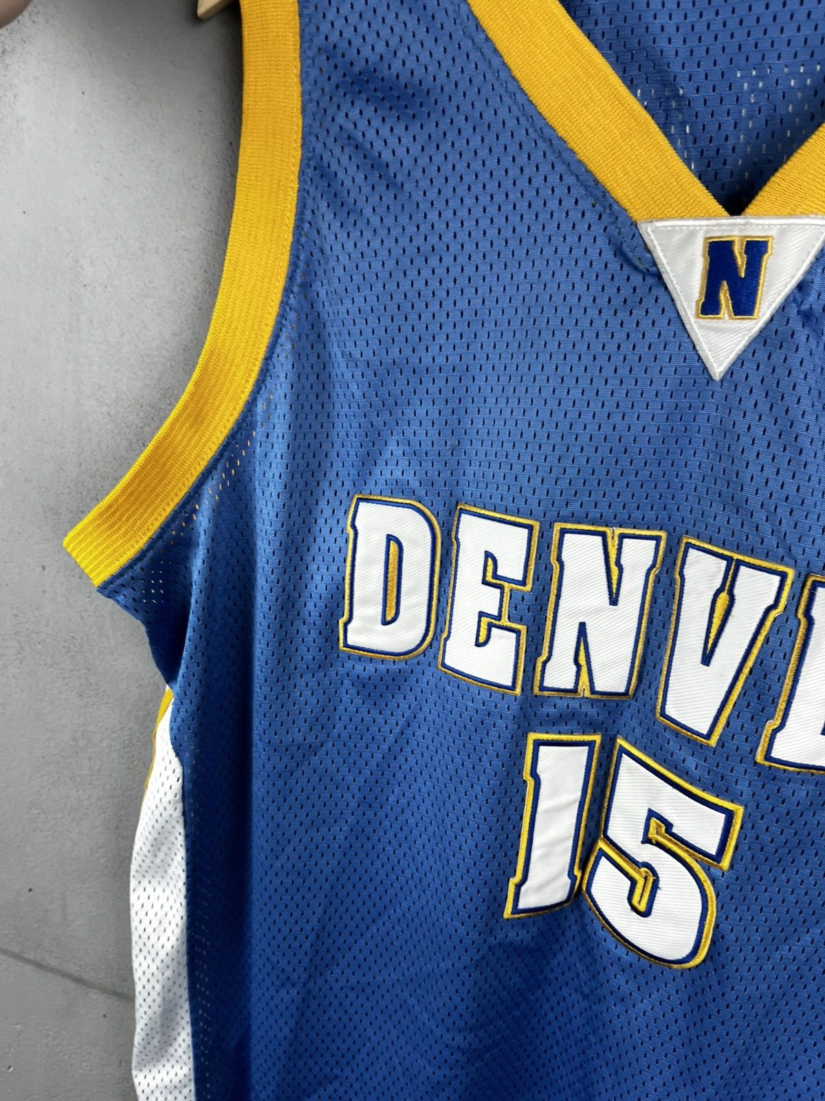 NBA Champion Vintage 90s Denver Nuggets #15 Carmelo Anthony Size US XXL / EU 58 / 5 - 5 Thumbnail