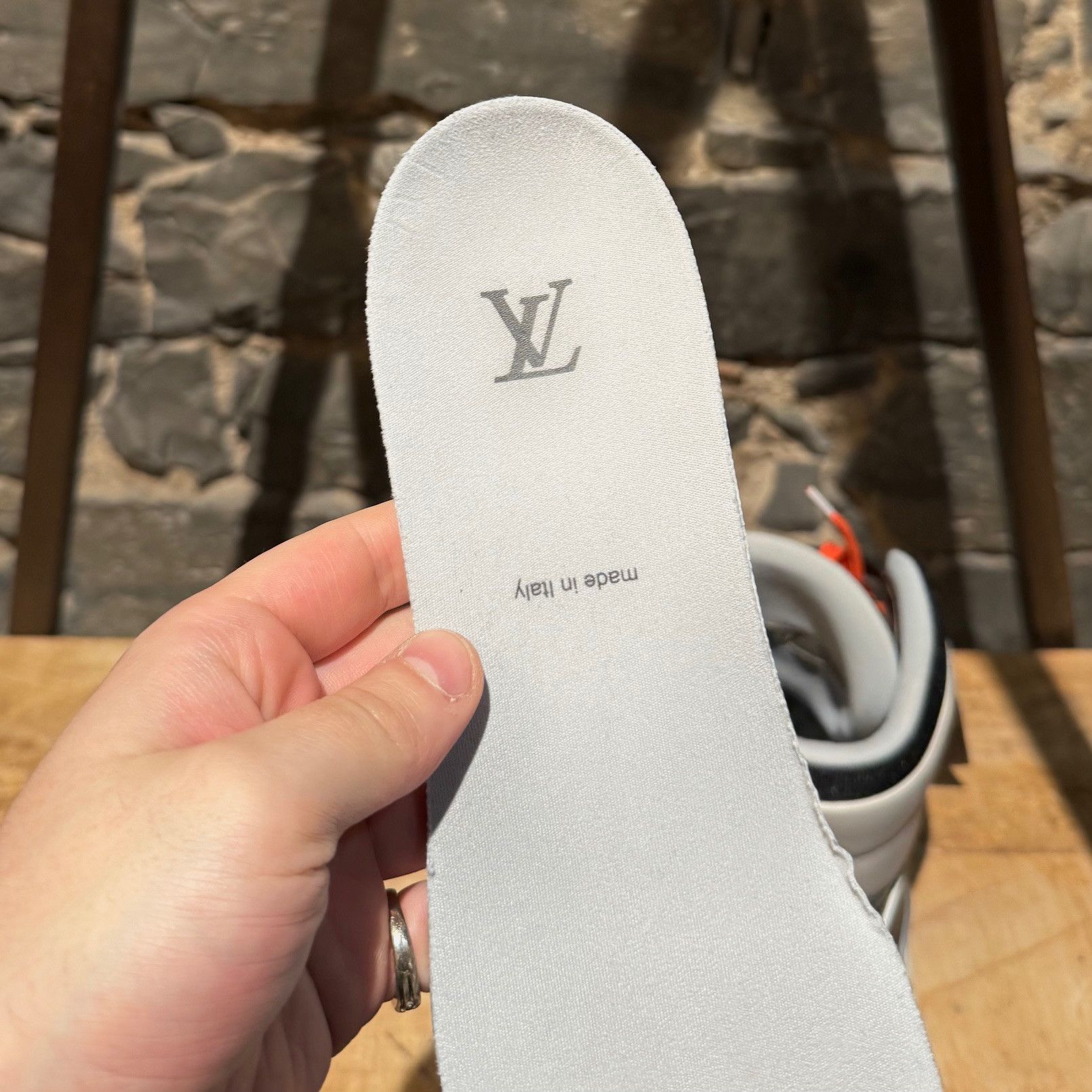 Louis Vuitton Louis Vuitton Black Grey LV Trainer 408 High-top Sneakers Size US 8.5 / EU 41-42 - 10 Thumbnail