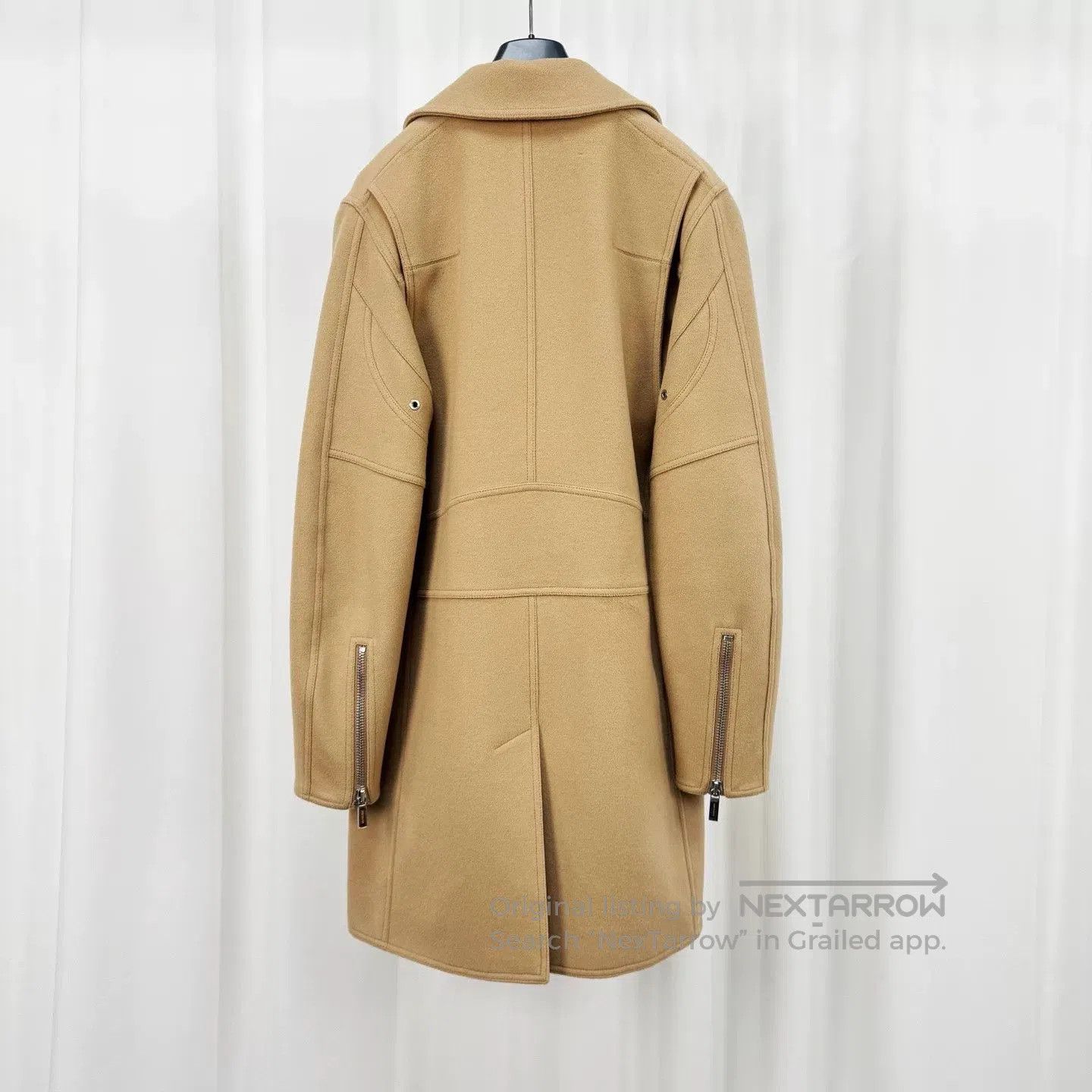 Dior Dior Camel Wool Multi-Zip Coat. Size US M / EU 48-50 / 2 - 2 Thumbnail