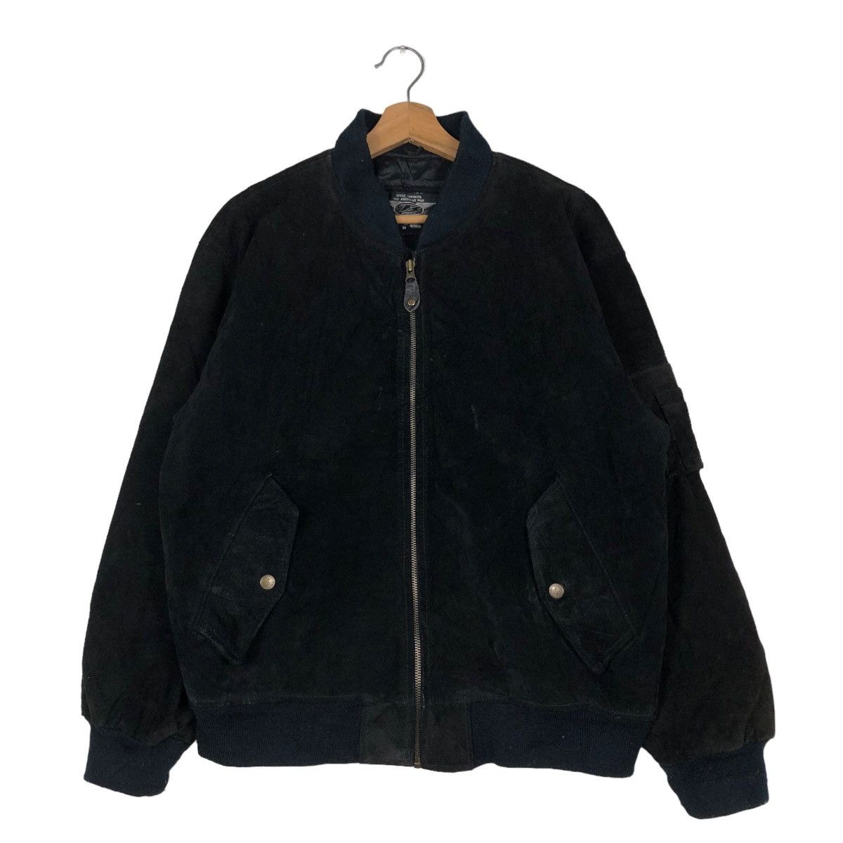 Japanese Brand 🔥Vintage Genuine Leather Jacket Biker Bugle Usa Made Size US M / EU 48-50 / 2 - 1 Thumbnail