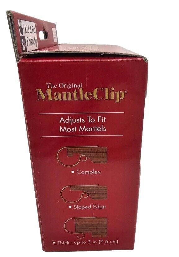 Designer New Original Mantle Clip 4 Red Stocking Hangers Holders Size ONE SIZE - 5 Thumbnail