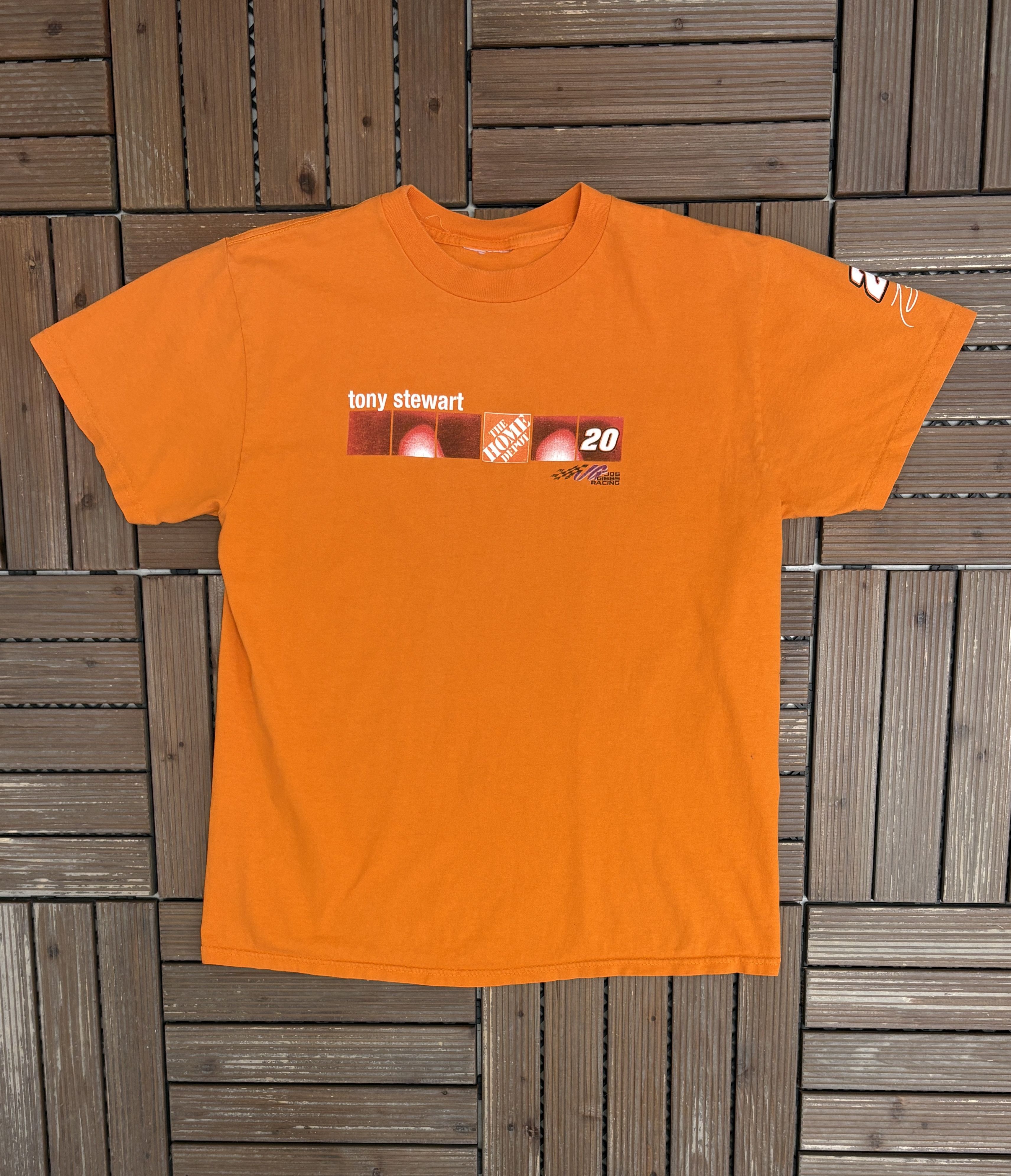 Vintage Tony Stewart The Home Depot NASCAR Vintage T-Shirt Tee Size US M / EU 48-50 / 2 - 1 Thumbnail