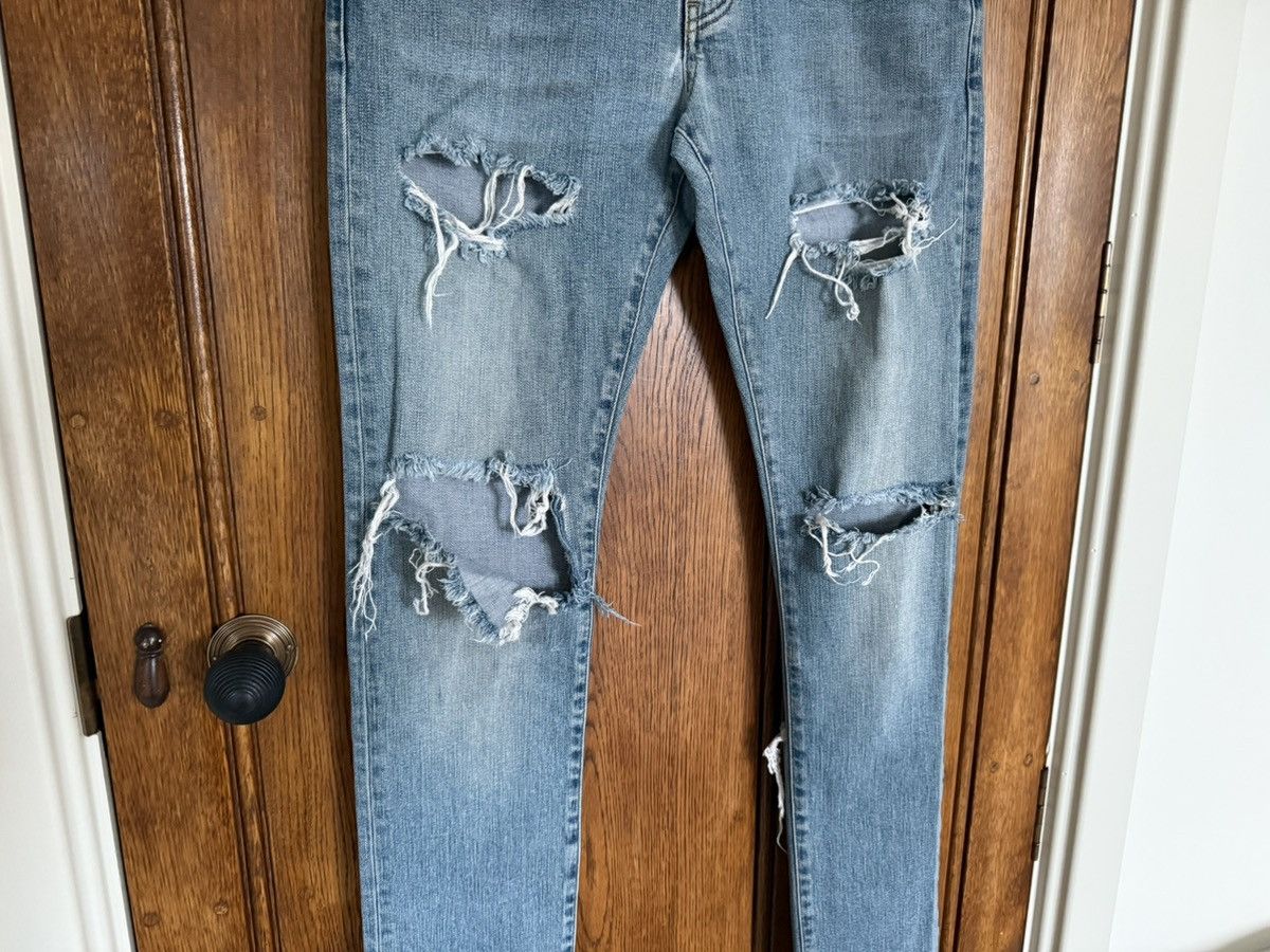 Saint Laurent Paris SS15 Saint Laurent Lenny Kravitz ripped denim jeans Hedi 31 Size US 31 - 12 Thumbnail
