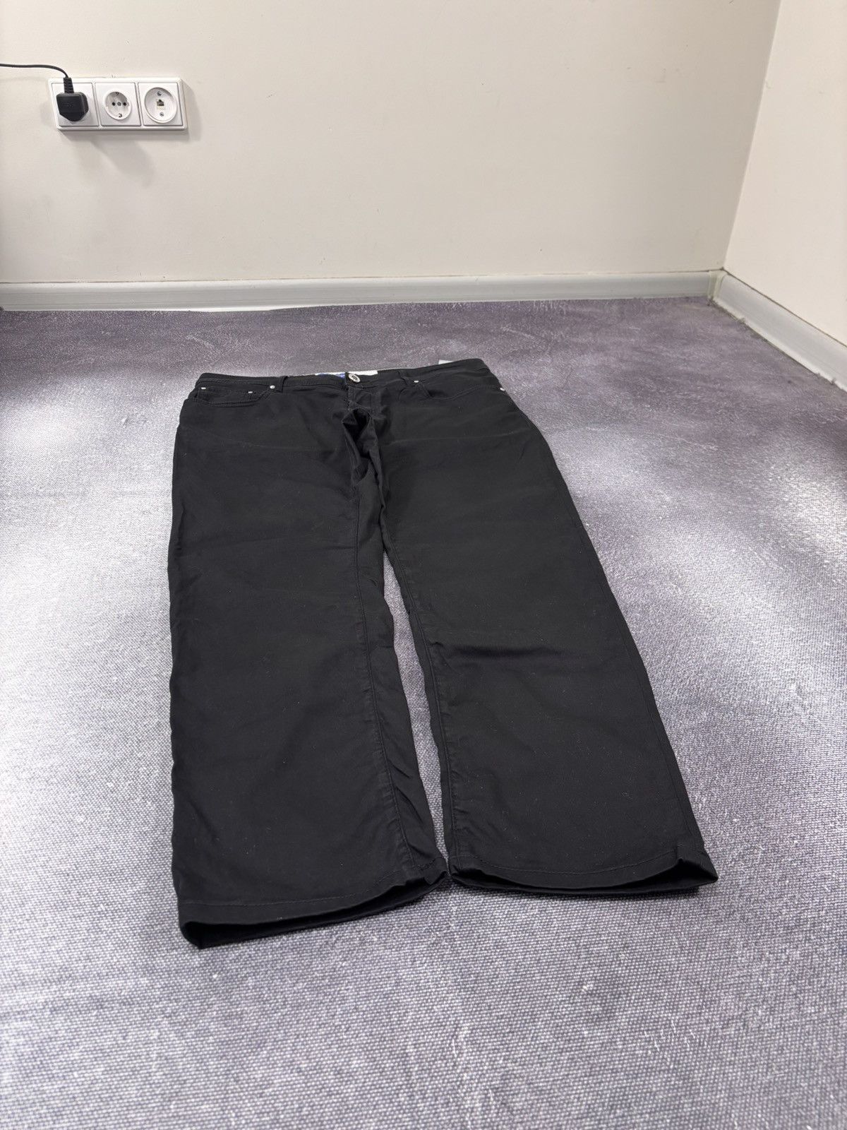 Jacob Cohen Jacob Cohen Men’s Black Cotton Blend Stretch Pants Jeans Size US 35 - 3 Thumbnail