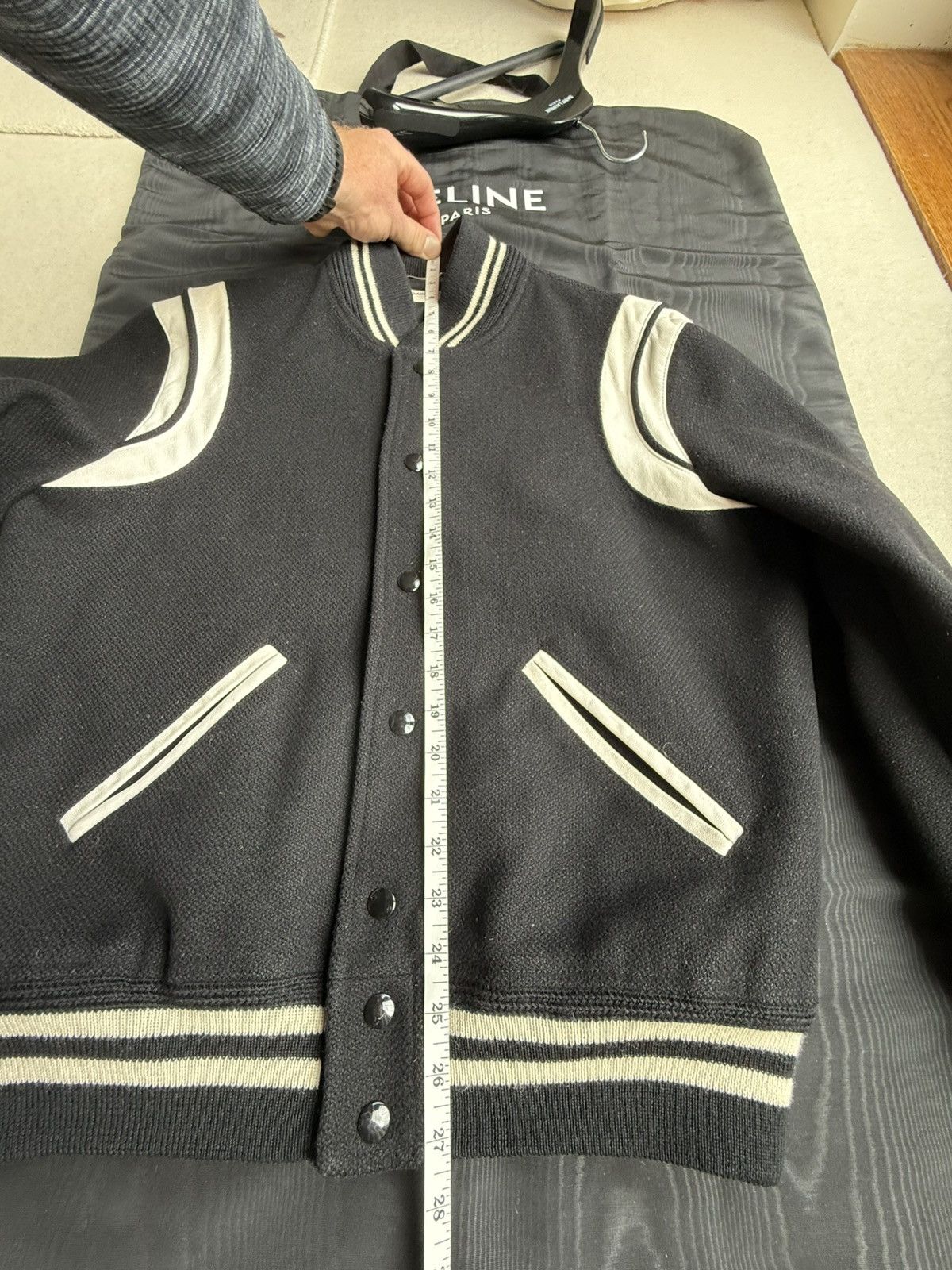 Saint Laurent Paris $2890 🤑 Saint Laurent classic teddy jacket 46 black white Size US S / EU 44-46 / 1 - 7 Thumbnail