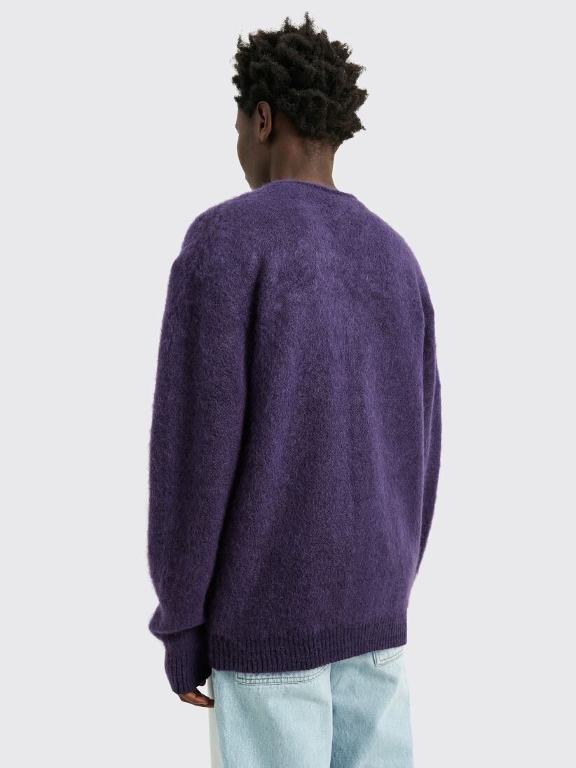 Needles Purple Mohair Cardigan