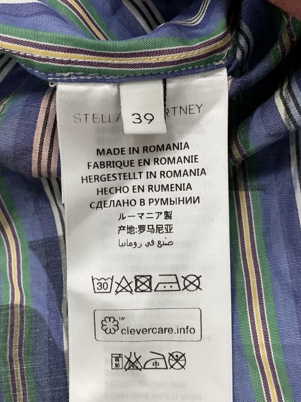 Stella McCartney STELLA McCARTNEY “JACK OF SPADES” PLAYING CARDS L/S SHIRT Size US L / EU 52-54 / 3 - 19 Thumbnail