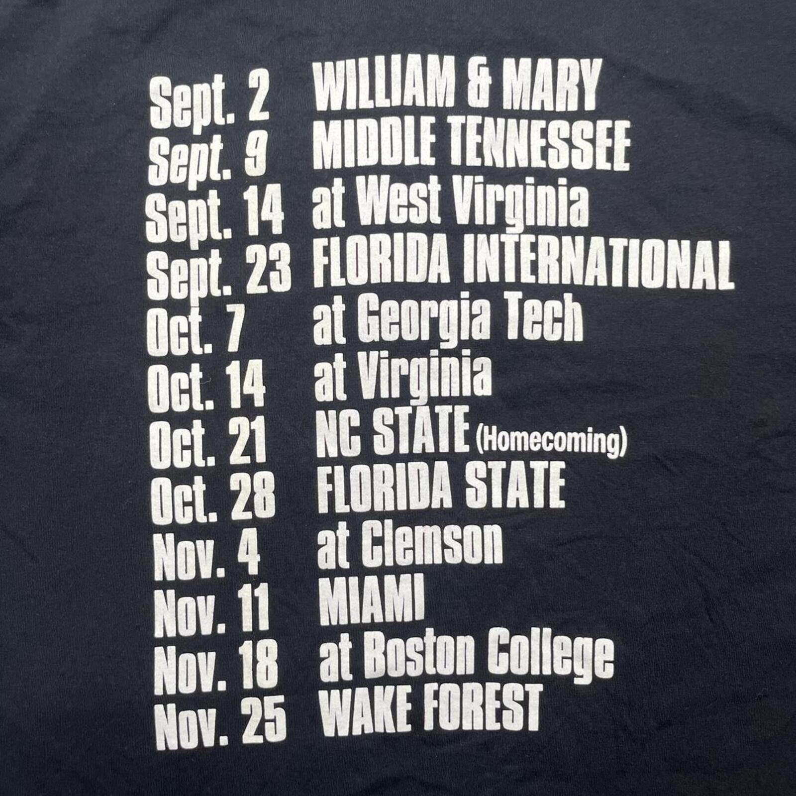 Other Vintage 2006 Maryland Terrapins Football Periodic Tee XL Size US L / EU 52-54 / 3 - 3 Thumbnail