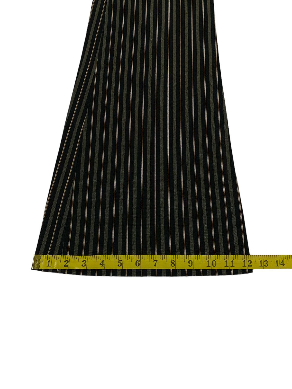 Tornado Mart Tornado Mart Flared Striped Cotton Pants Size 29" - 10 Thumbnail