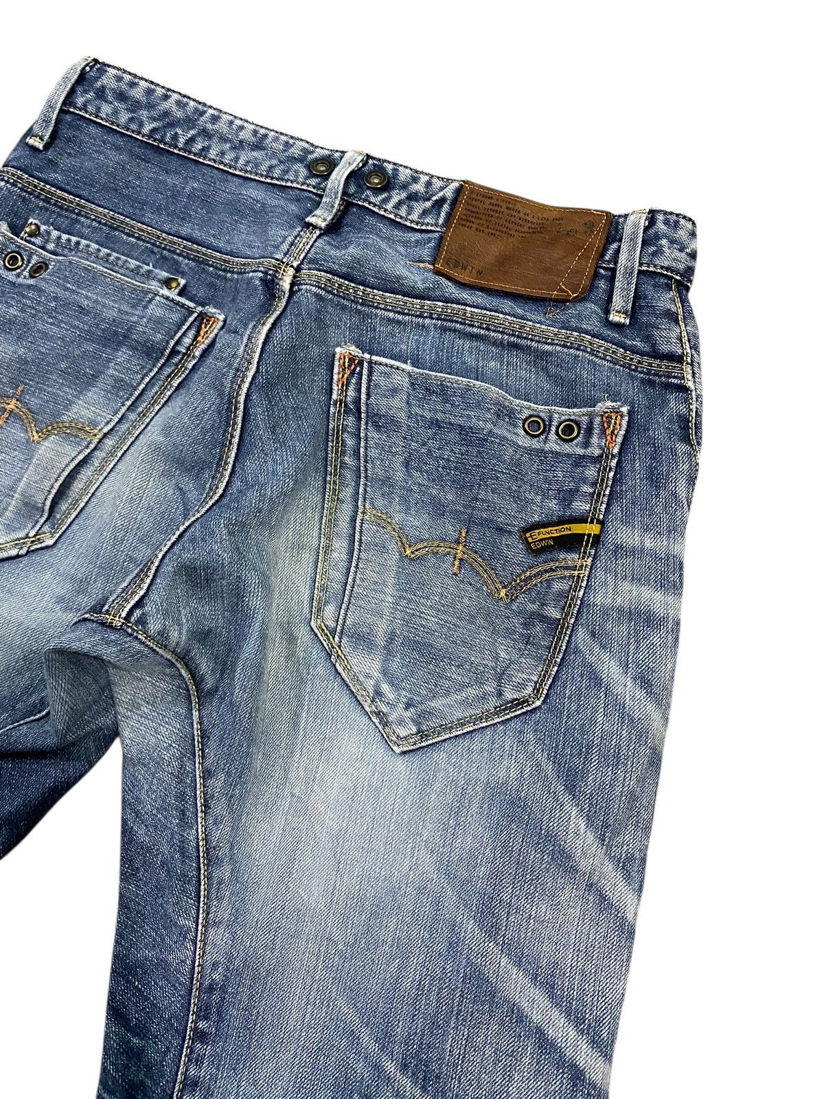Edwin Vintage edwin function curve banana style distressed denim Size US 32 / EU 48 - 9 Thumbnail