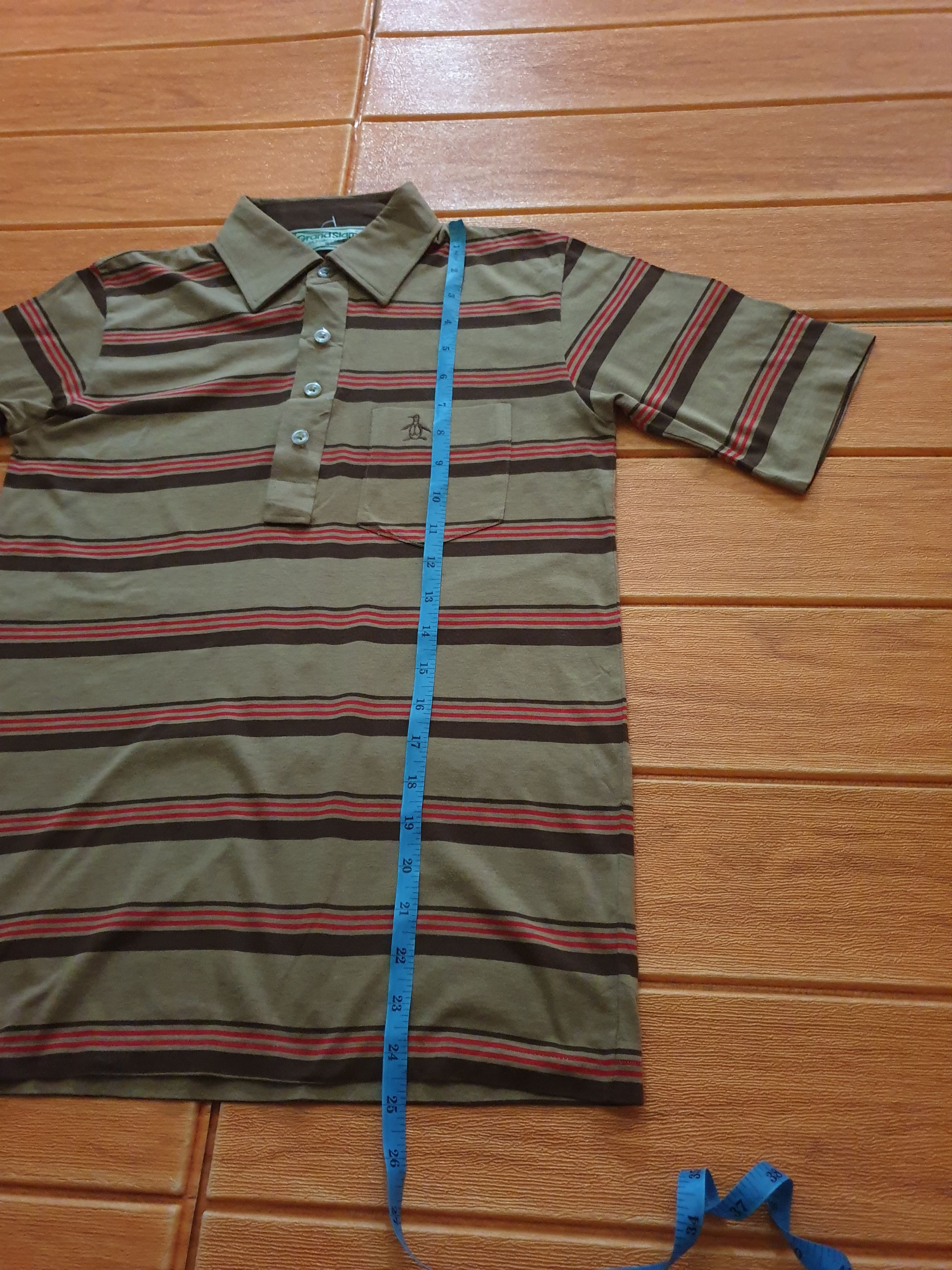 Grand Slam Vintage lacoste stripe shirt Size US XS / EU 42 / 0 - 6 Thumbnail