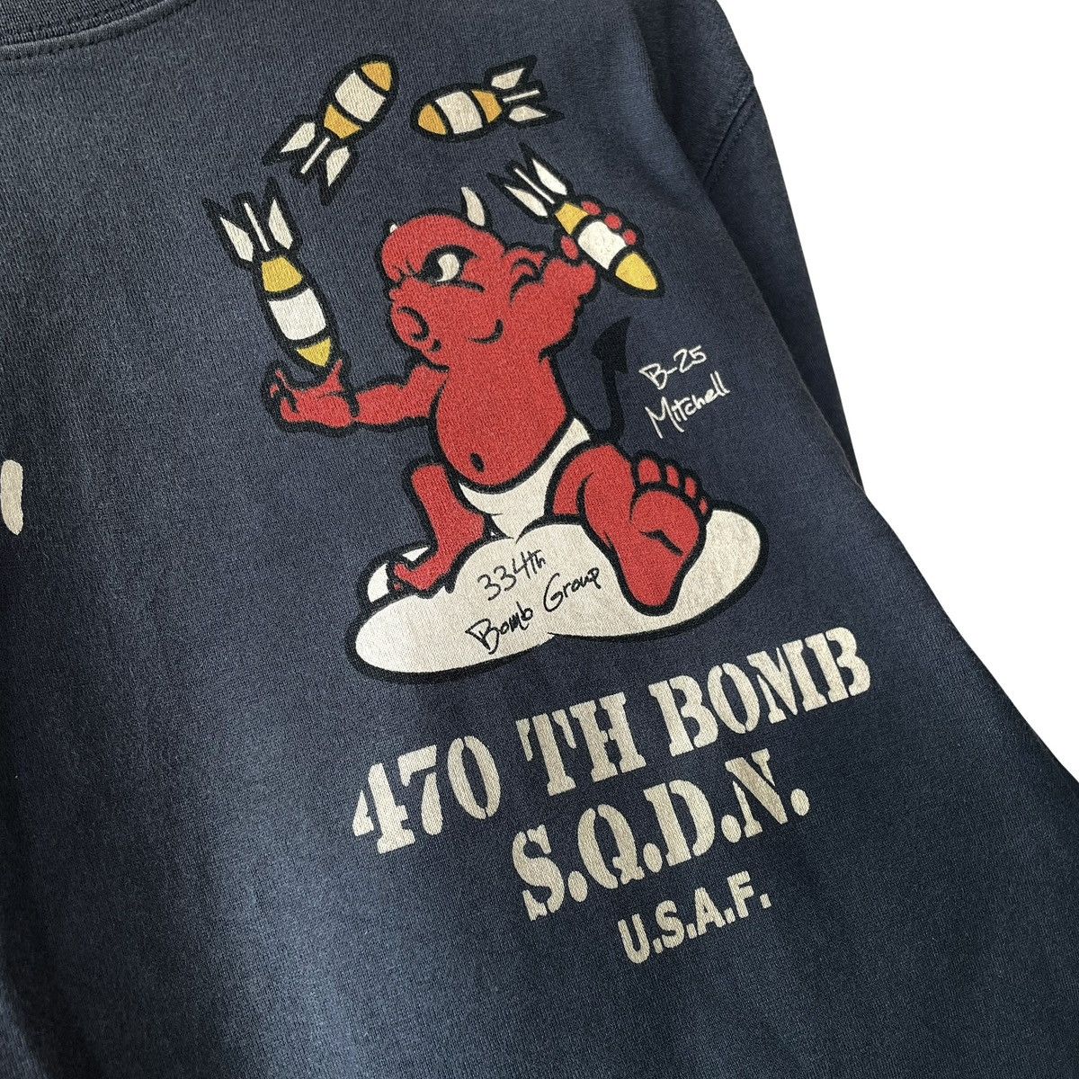 Tedman Tedman Company Japan Lucky Devil USAF Long Sleeve Tee Size US L / EU 52-54 / 3 - 5 Thumbnail