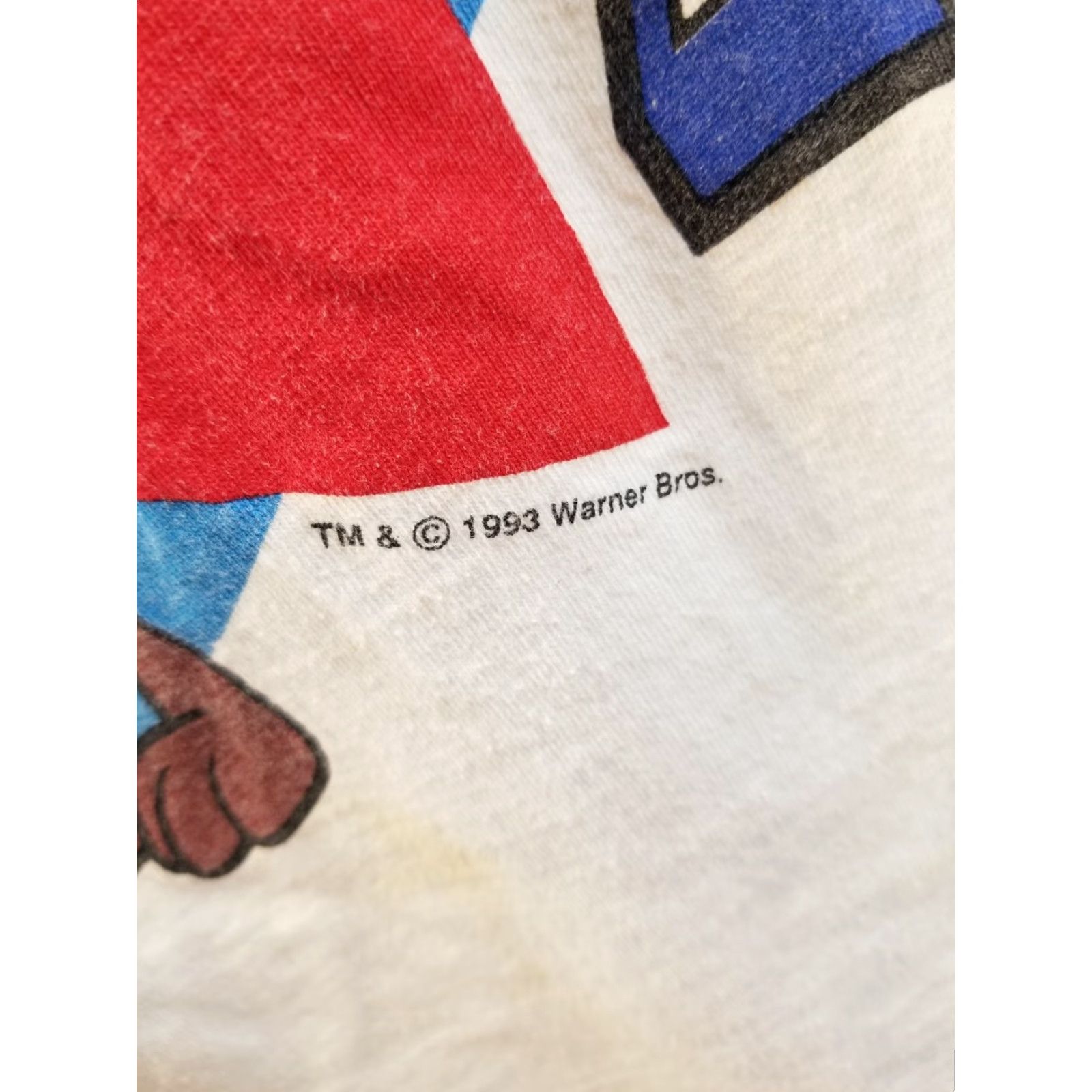 Vintage VINTAGE WANER BROS TAZ T-SHIRT SZ LARGE MADE IN USA T-Shirt Men White 1993 Retro USA Single Stitch Short Sleeve Round Neck MENS Size US L / EU 52-54 / 3 - 2 Thumbnail