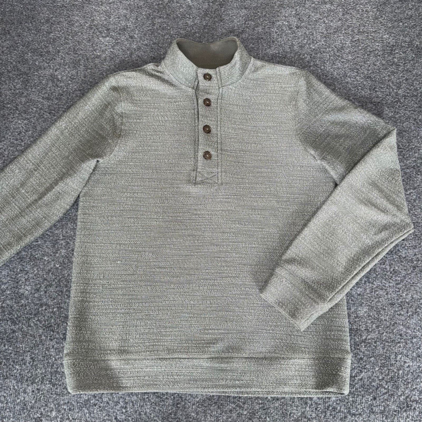 Marine Layer Marine Layer Button Henley Sweater Mens Small Green Size US S / EU 44-46 / 1 - 1 Thumbnail