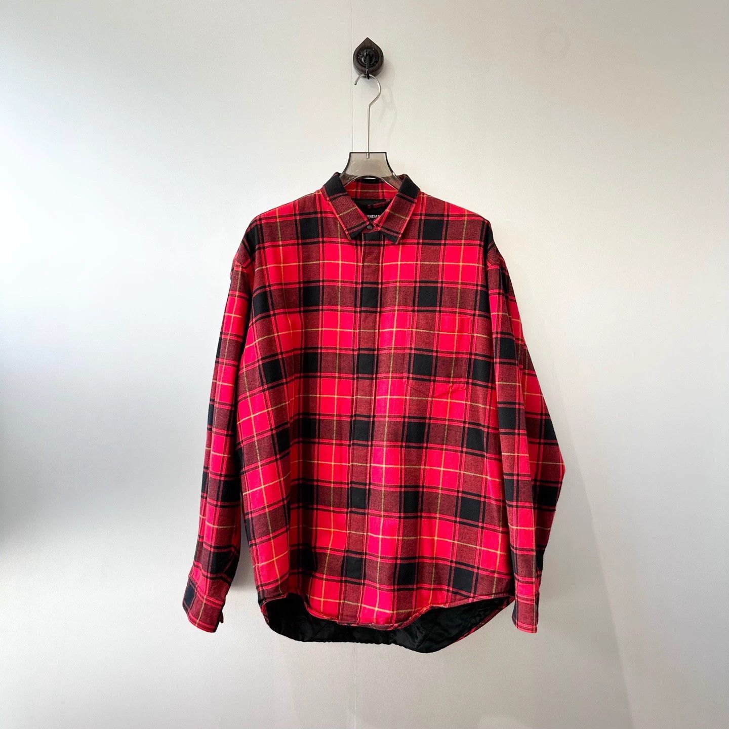 Balenciaga Balenciaga red check puffer jacket size 38 Size US XXS / EU 40 - 1 Thumbnail