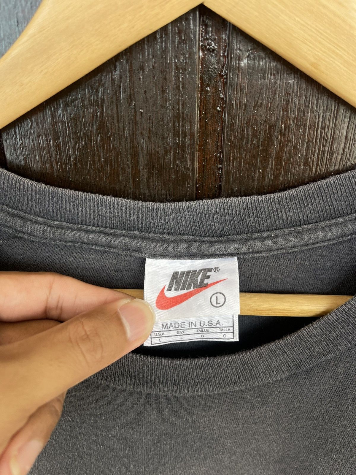 Vintage Vintage 90s Nike just do it tee Size US L / EU 52-54 / 3 - 9 Thumbnail