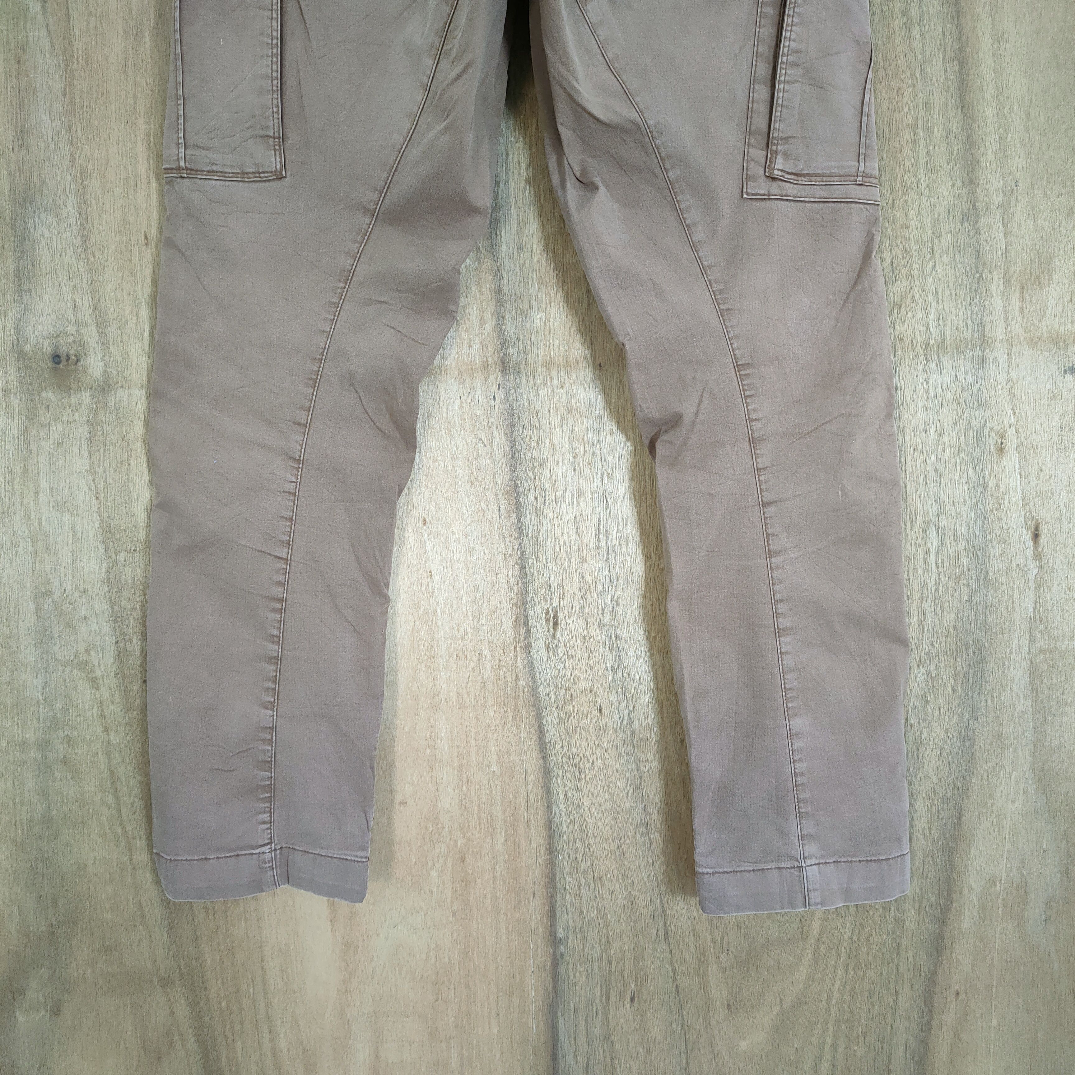 Japanese Brand VINTAGE GENBA BROWN BAGGY CARGO PANTS Size US 31 - 10 Thumbnail