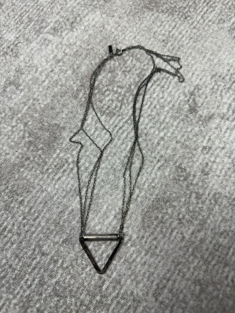 Undercover Triangular Chain Necklace with Unique Design- DMC Size ONE SIZE - 1 Thumbnail