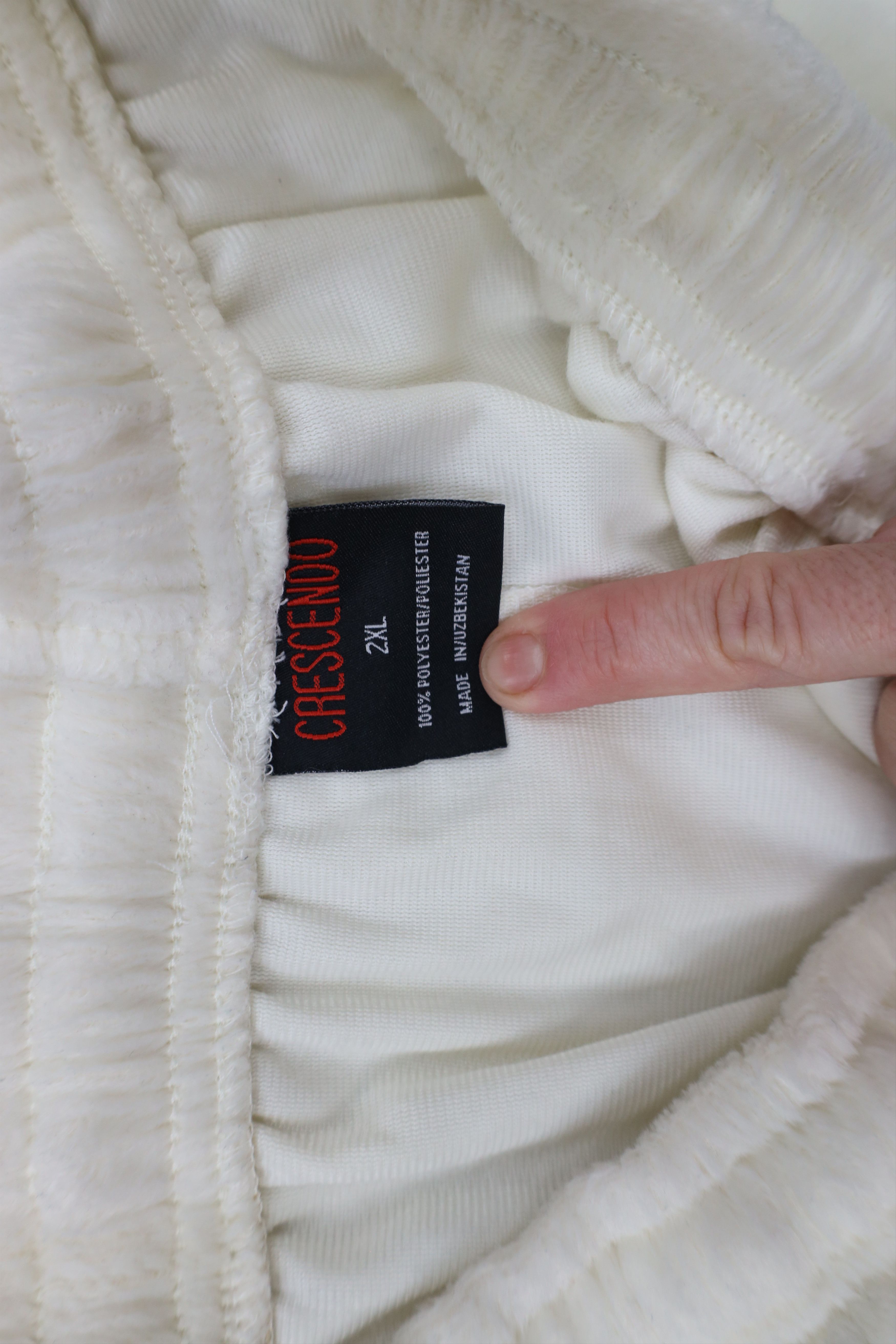 Vintage Vintage 90s Y2K Streetwear Wide Leg Shag Fleece Sweatpants Size US 40 / EU 56 - 8 Thumbnail