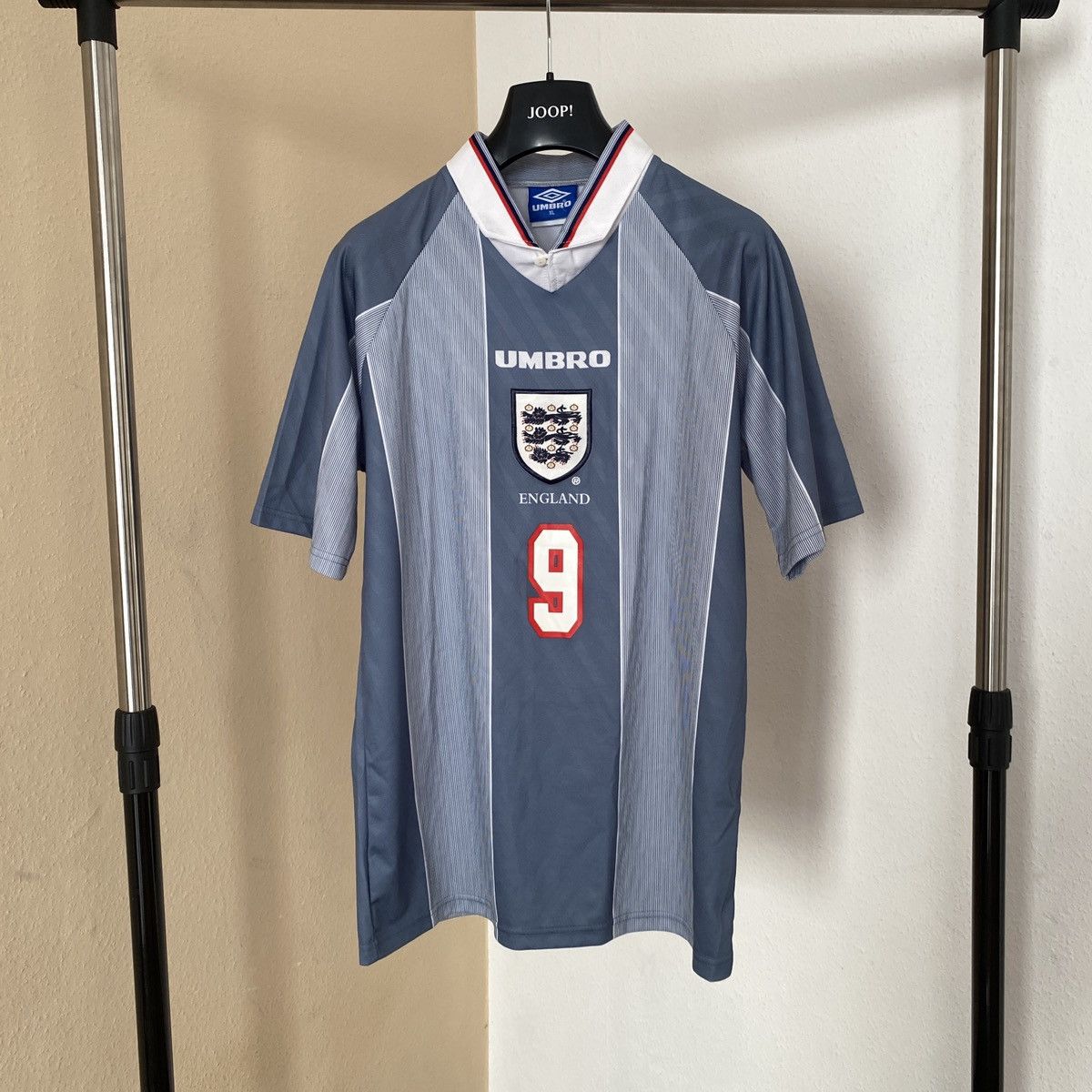 Vintage Vintage Jersey England Umbro 1996 -Shearer 9 Size US L / EU 52-54 / 3 - 2 Thumbnail