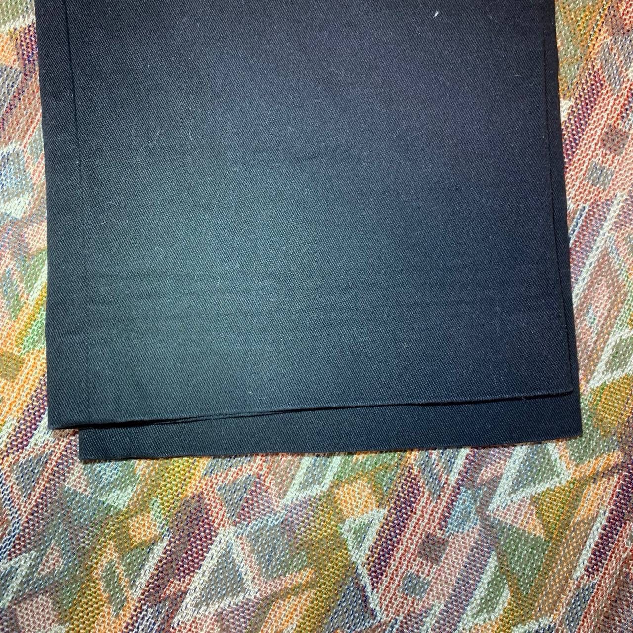 Percival × Vintage Percival Black Cotton &Elastane Pockets Button Trousers Size US 30 / EU 46 - 7 Thumbnail