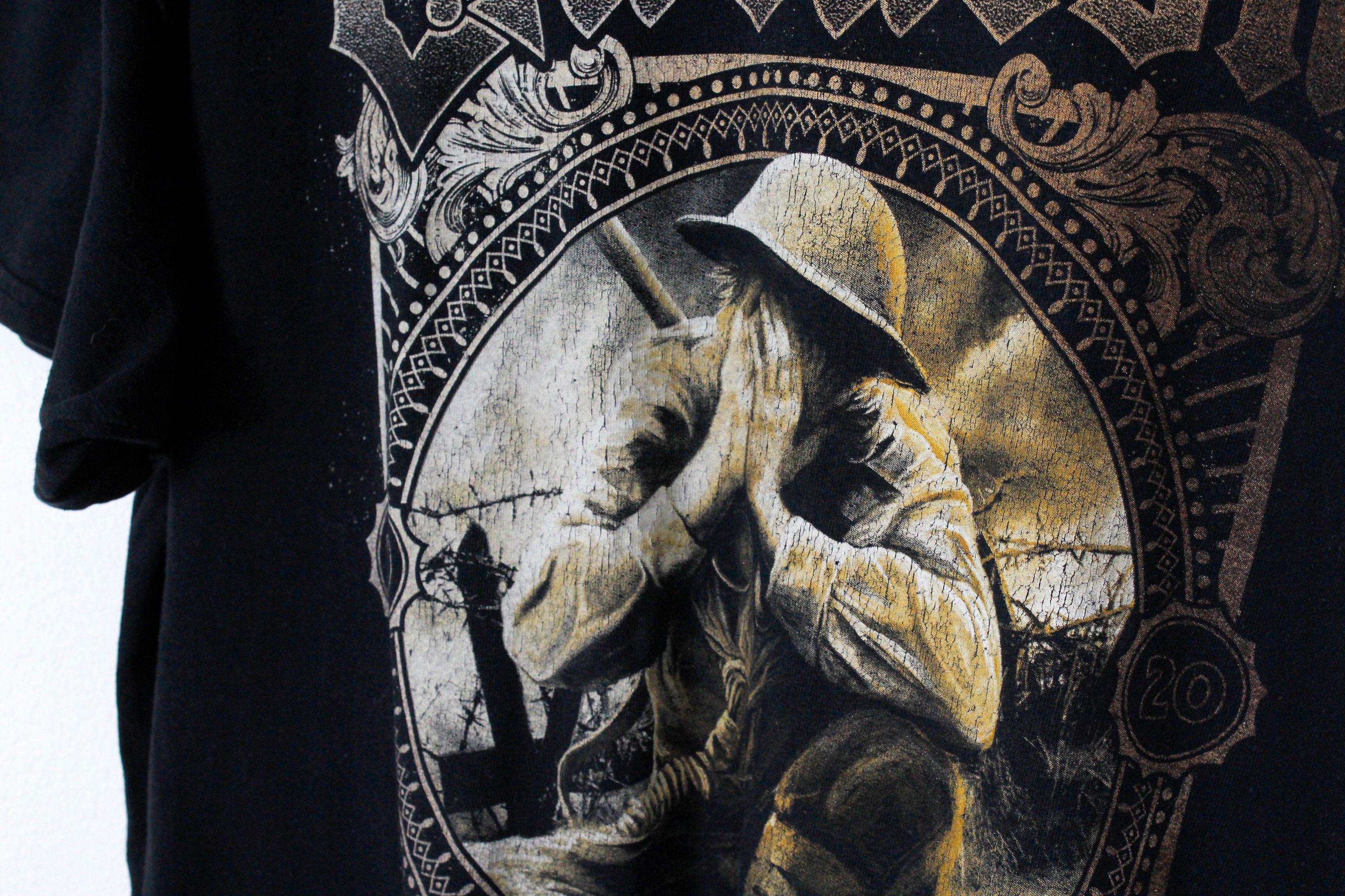 Band Tees × Vintage Sabaton The Great Tour T-shirt Big Logo Y2K Rock Size US XL / EU 56 / 4 - 3 Thumbnail