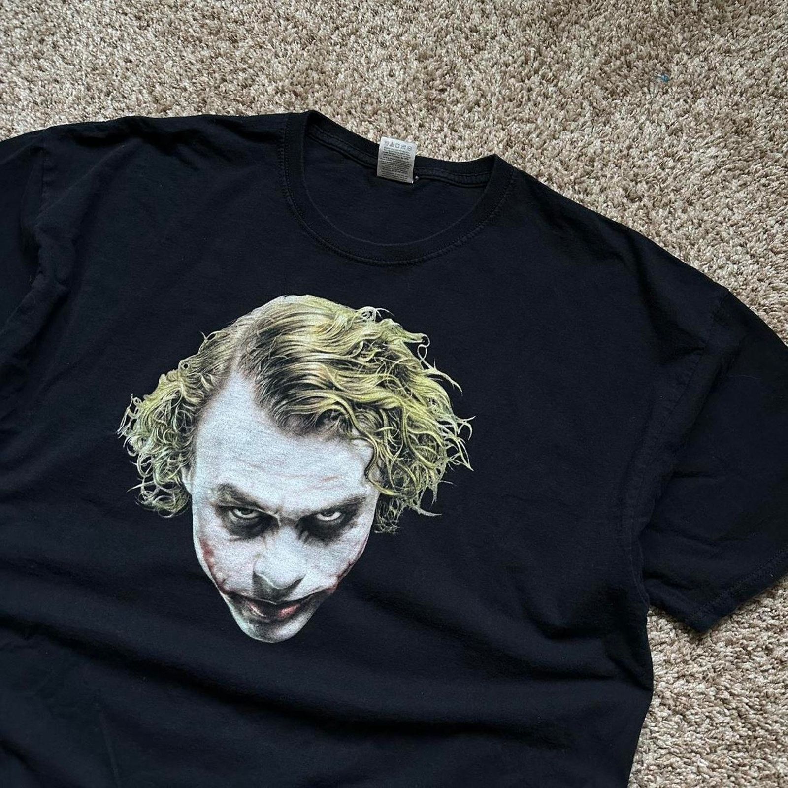 DC Comics × Vintage Vintage Y2K Batman The Dark Knight Joker Movie Promo Shirt Size US XXL / EU 58 / 5 - 3 Thumbnail