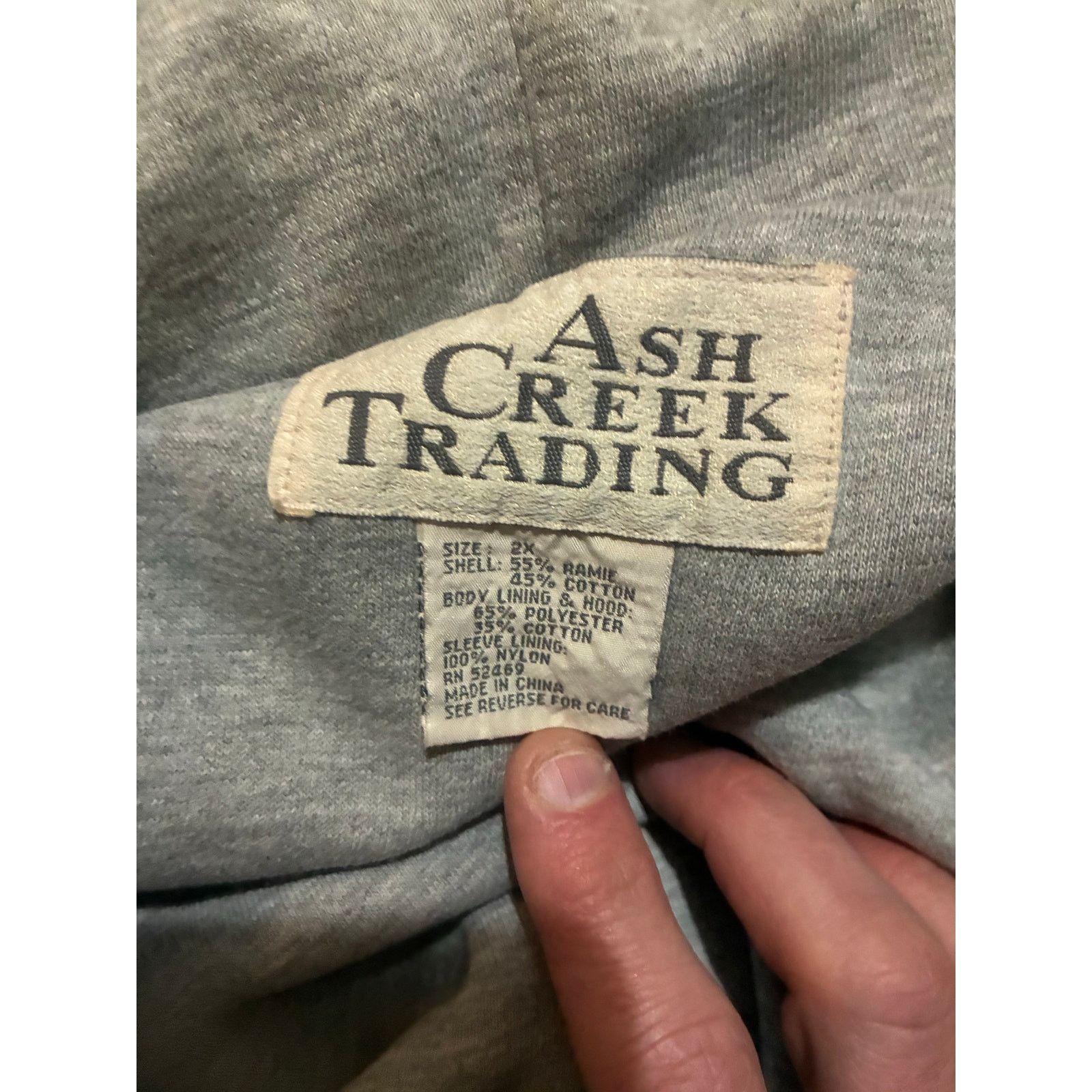 Other Vintage Insulated Denim Hooded Jacket Ash Creek Trading 2X Size US XXL / EU 58 / 5 - 7 Thumbnail