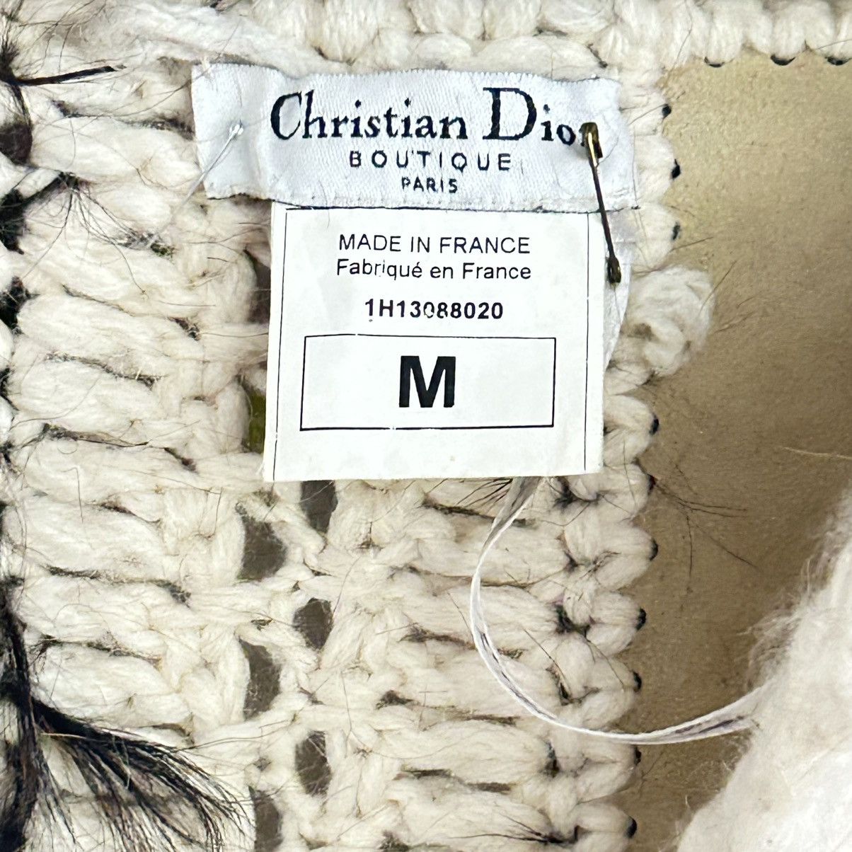 Dior Vintage Dior long knitted wool cardigan Size M / US 6-8 / IT 42-44 - 3 Thumbnail