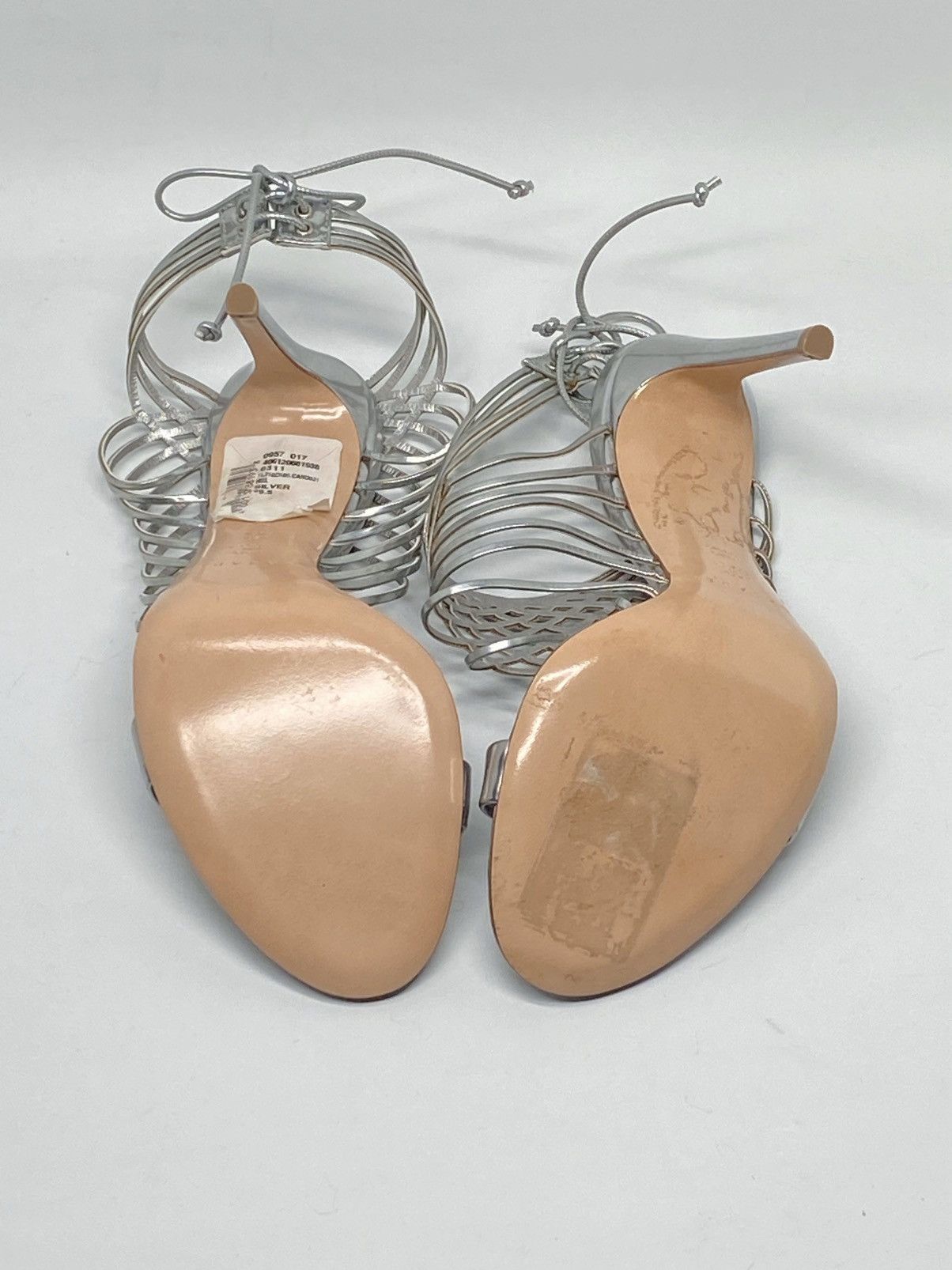 Casadei Casadei Multi-strap metallic leather sandals size 6.5 Size US 6.5 / IT 36.5 - 10 Thumbnail