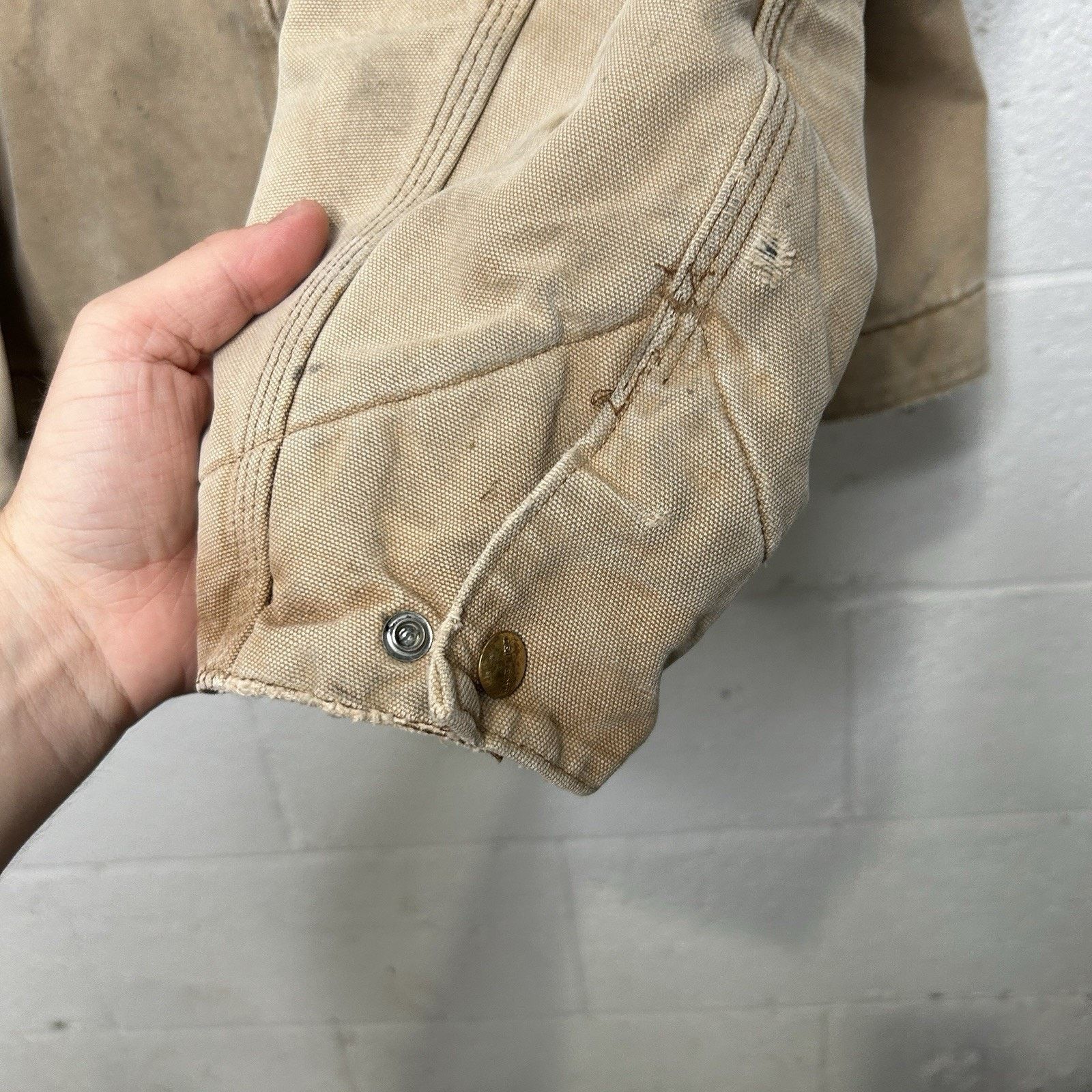 Carhartt Vintage Carhartt Blanket-Lined Detroit Jacket “Brown” J01 Size US XL / EU 56 / 4 - 5 Thumbnail
