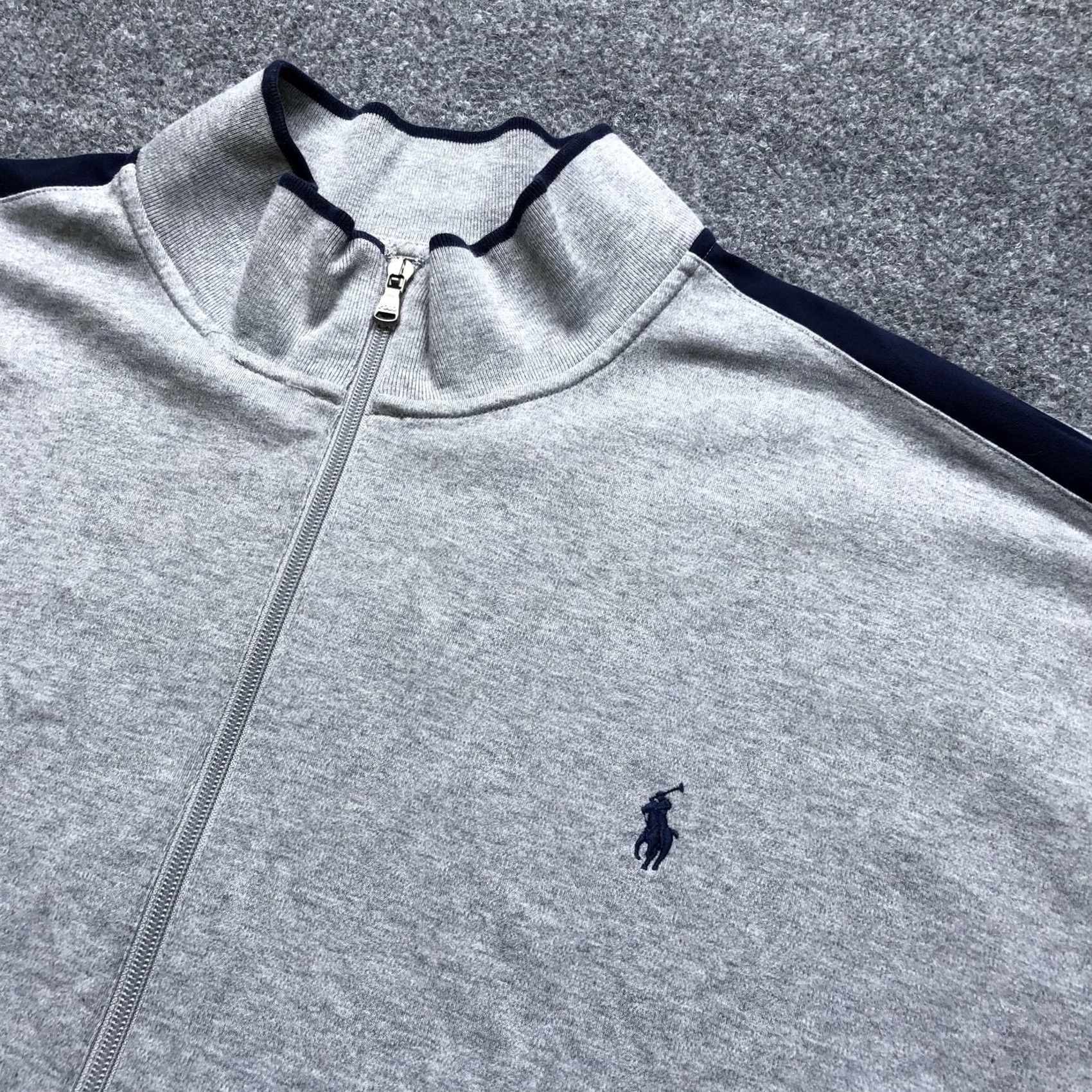 Polo Ralph Lauren Polo Ralph Lauren Track Jacket - 2XL Gray - Mens Size US XXL / EU 58 / 5 - 4 Thumbnail