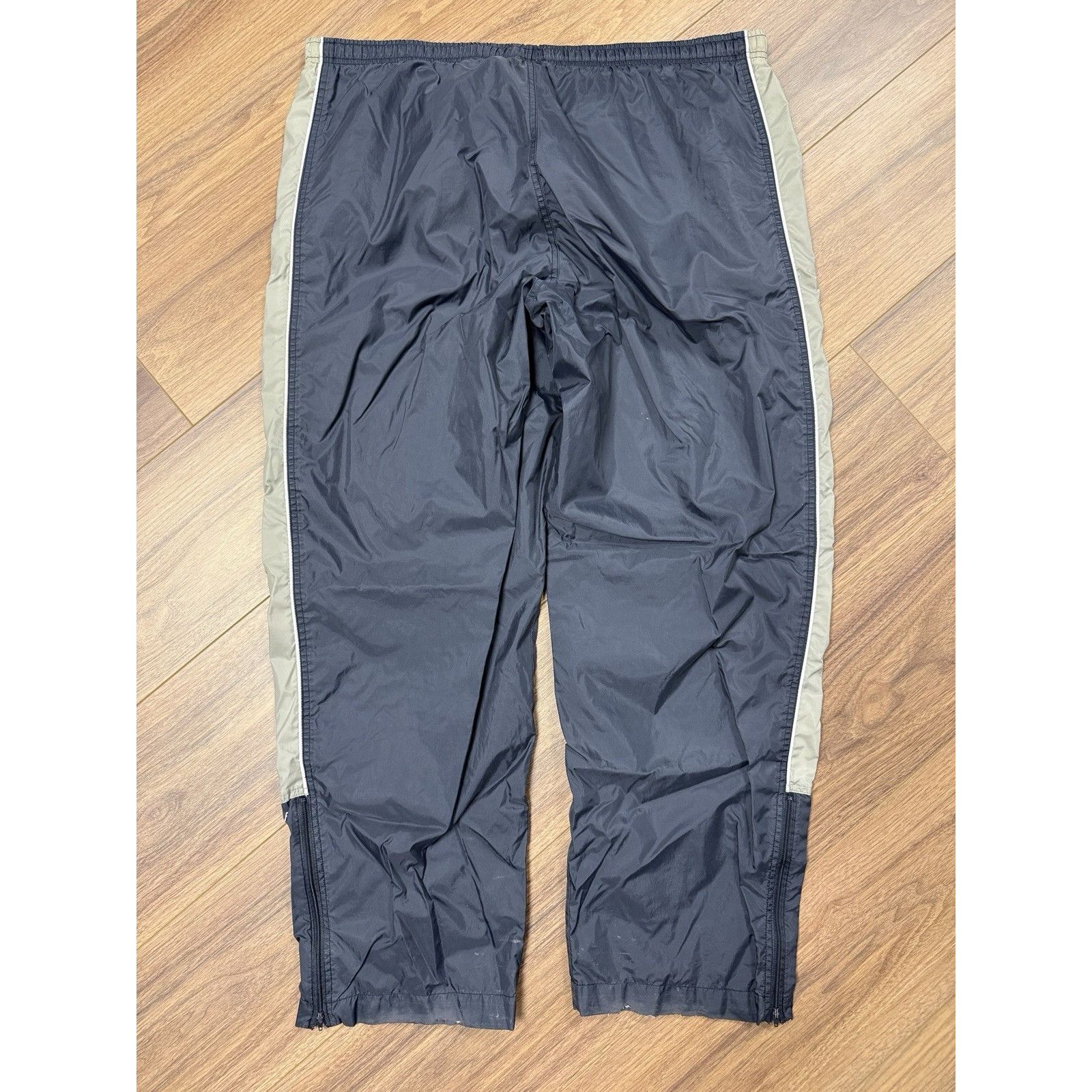 Nike Vintage 90s Nike Windbreaker Pants Mens 2XL Blue Mesh Lined Size US 43 - 2 Thumbnail