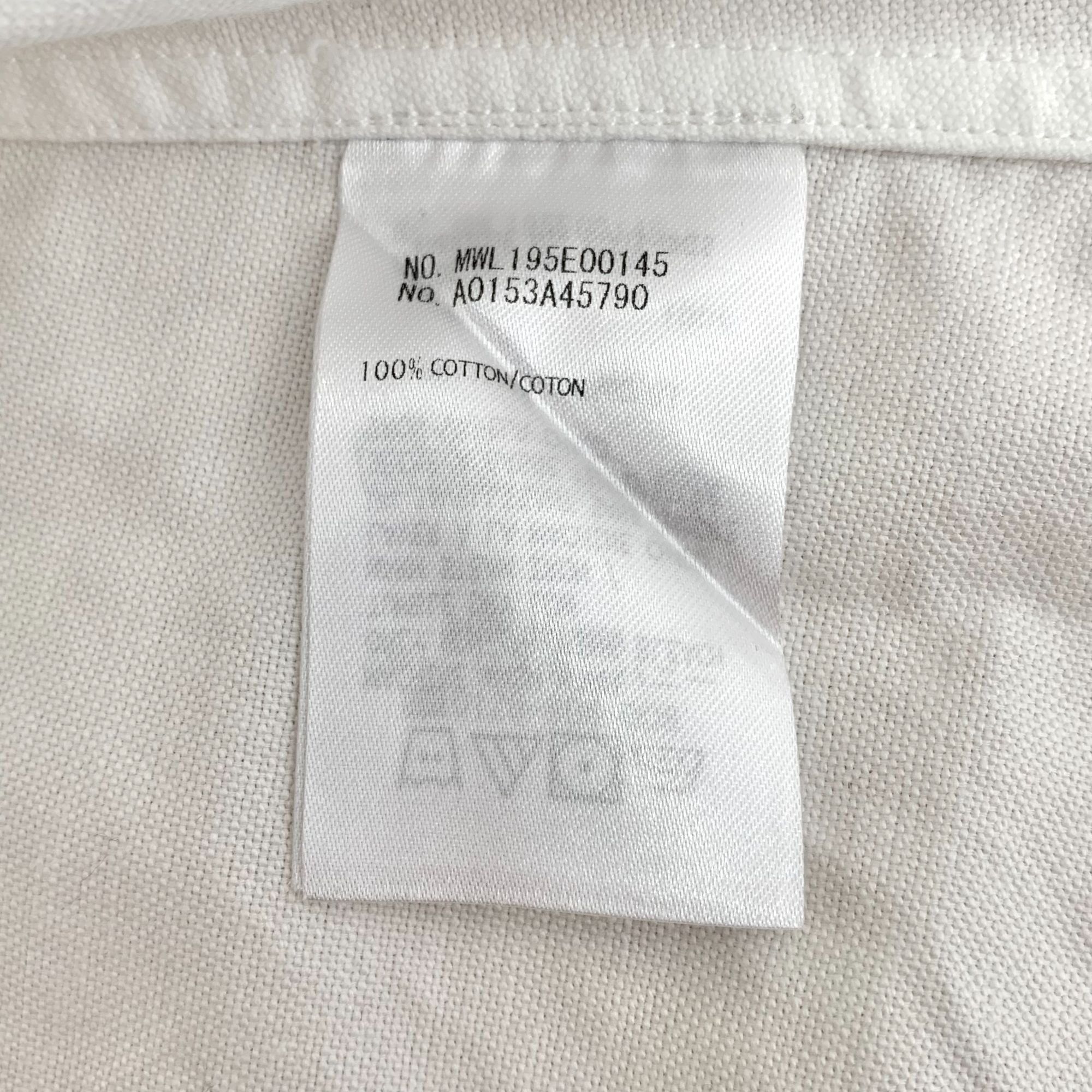 Thom Browne Thom Browne White Shirt With Embroidered Whale Detail Pocket Size US M / EU 48-50 / 2 - 7 Thumbnail