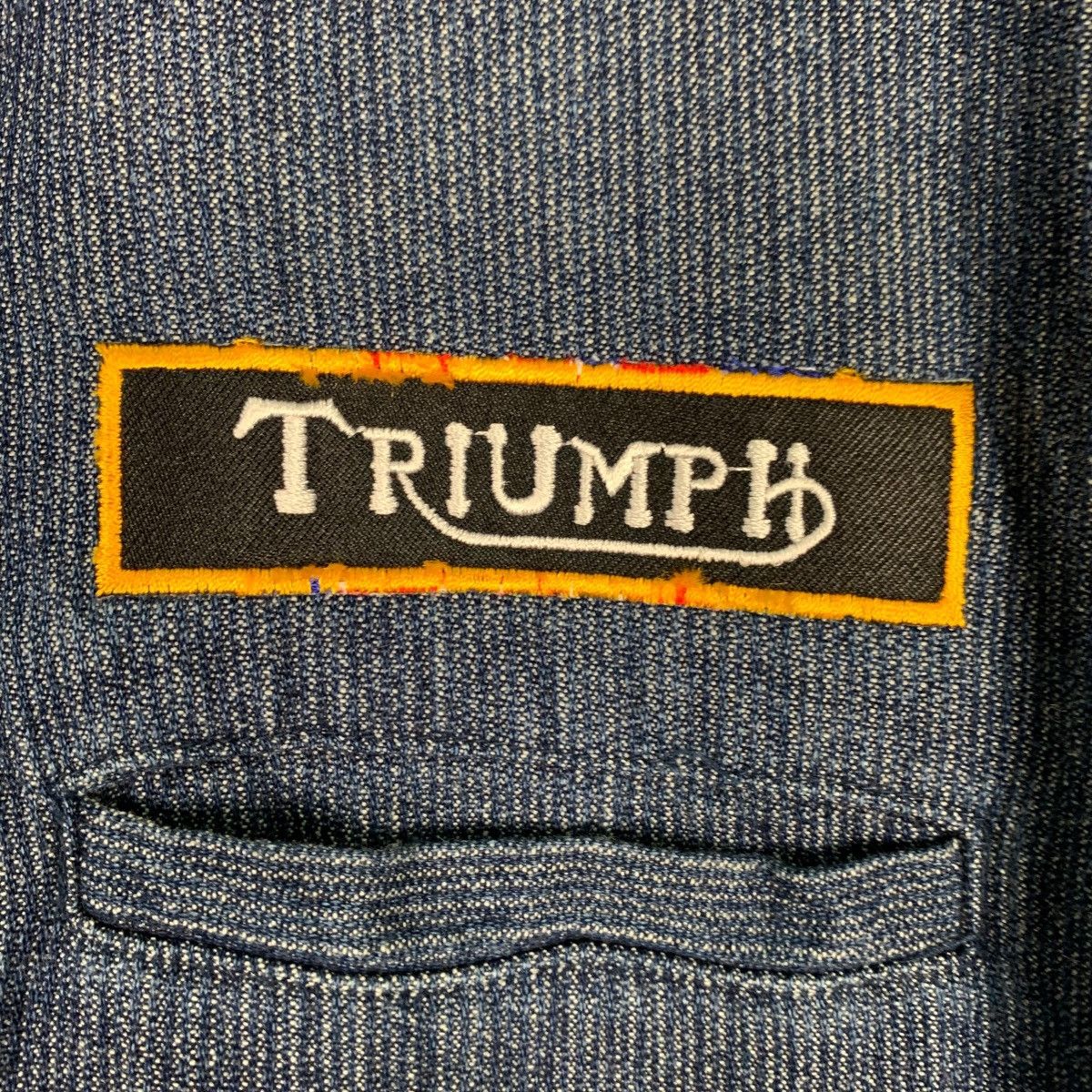 Japanese Brand FIRST DOWN Triumph Denim Casual Jacket #0884-C39 Size US L / EU 52-54 / 3 - 15 Thumbnail