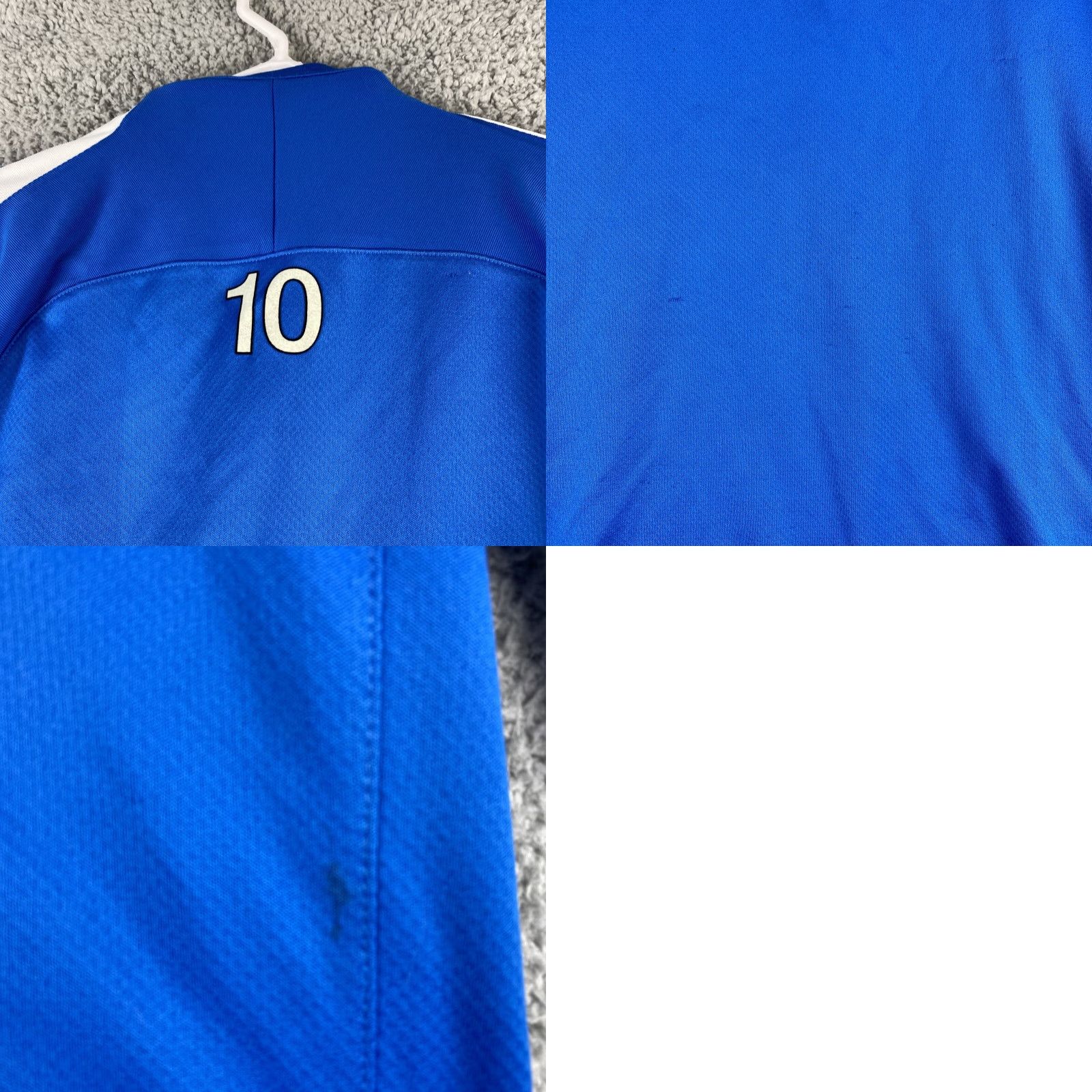 Nike Nike Sweater Mens L Blue 1/4 Zip Dri Fit Pullover Swoosh Athletic Storm/38-28 Size US L / EU 52-54 / 3 - 8 Thumbnail
