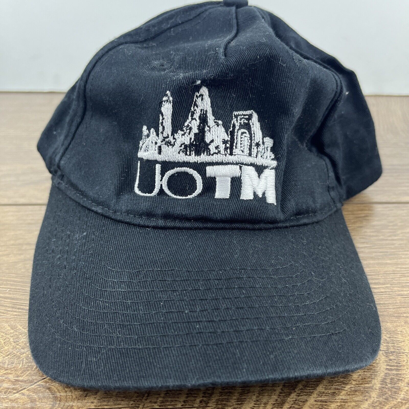 Other OUTM Hat OUTM Black Hat Adjustable Adult Size Hat Black Cap Size ONE SIZE - 4 Thumbnail