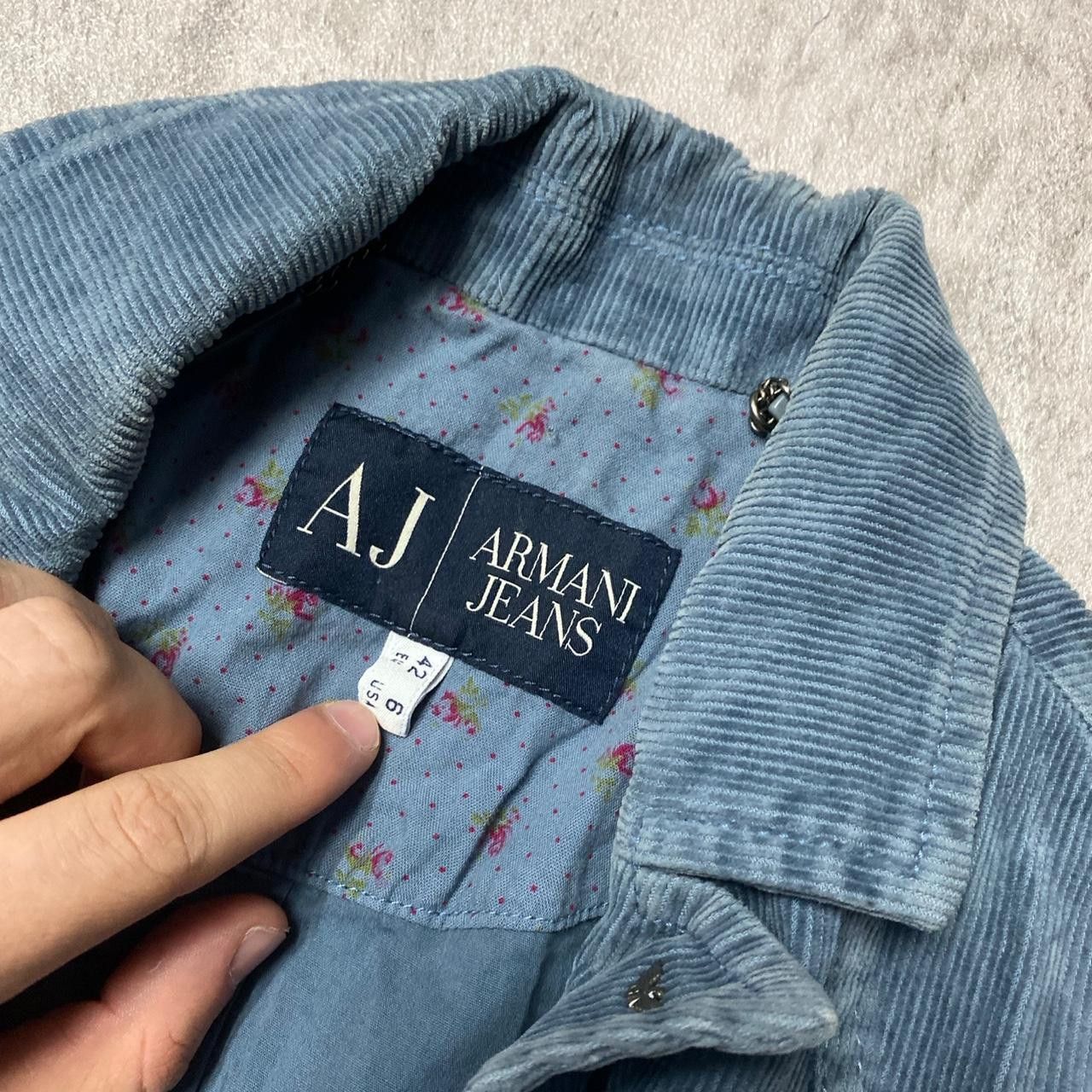 Armani Blue Armani corduroy blazer Size ONE SIZE - 3 Thumbnail