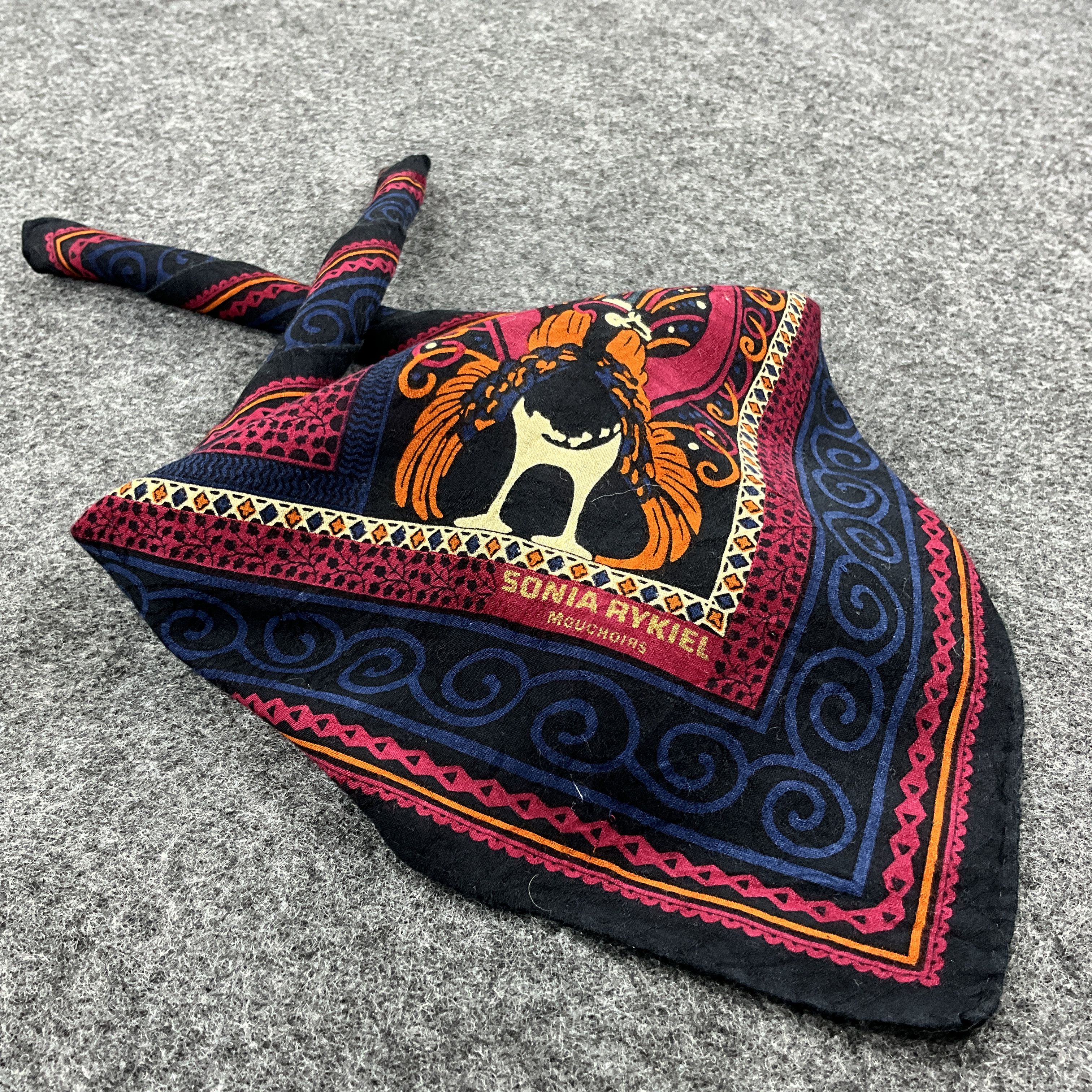 Sonia Rykiel × Vintage Sonia Rykiel Handkerchief / Bandana / Neckerchief B052 Size ONE SIZE - 2 Thumbnail