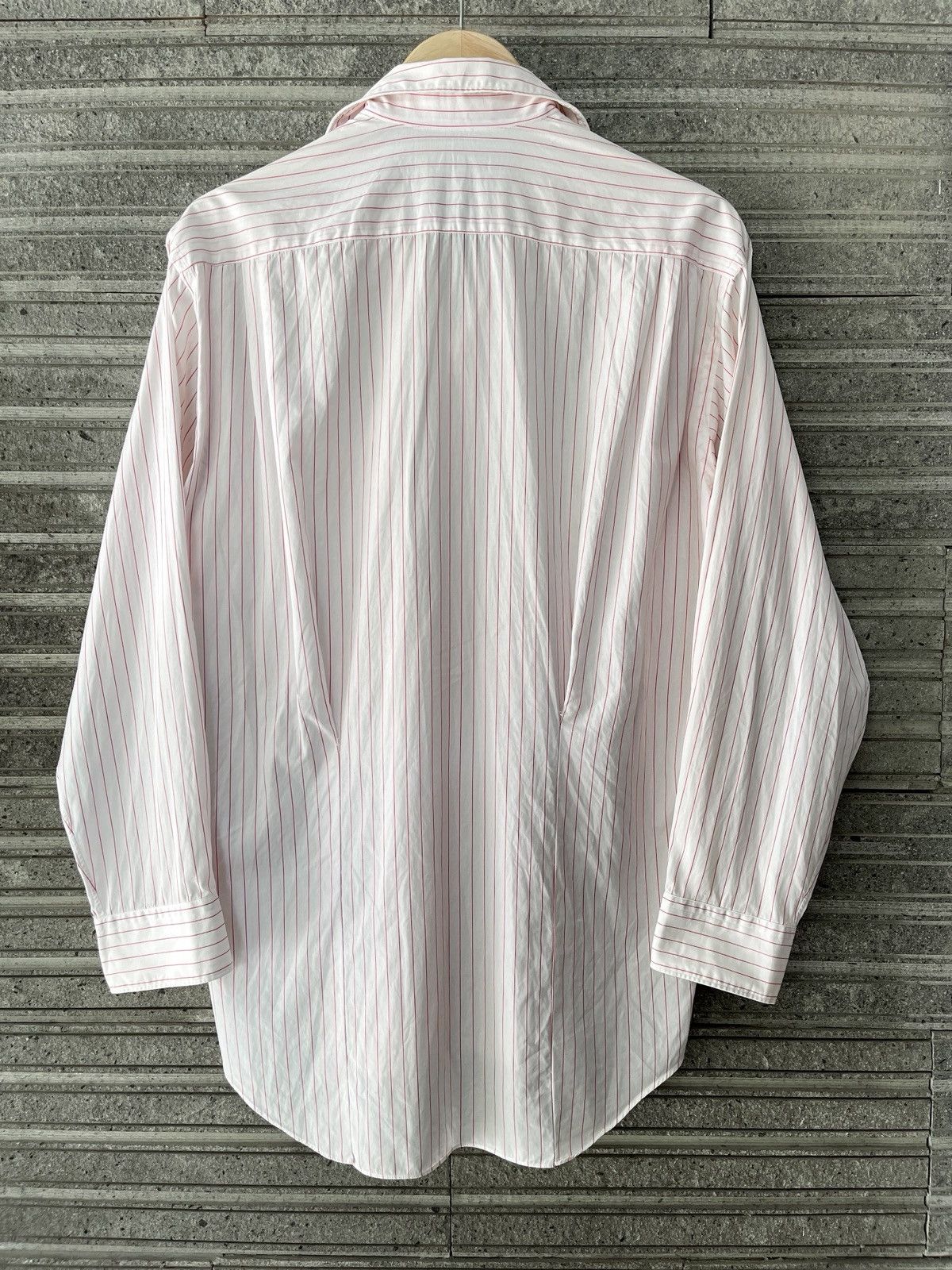 Comme des Garcons Homme Deux COMME des GARÇONS Homme Deux Vintage Striped Shirt Size US M / EU 48-50 / 2 - 3 Thumbnail