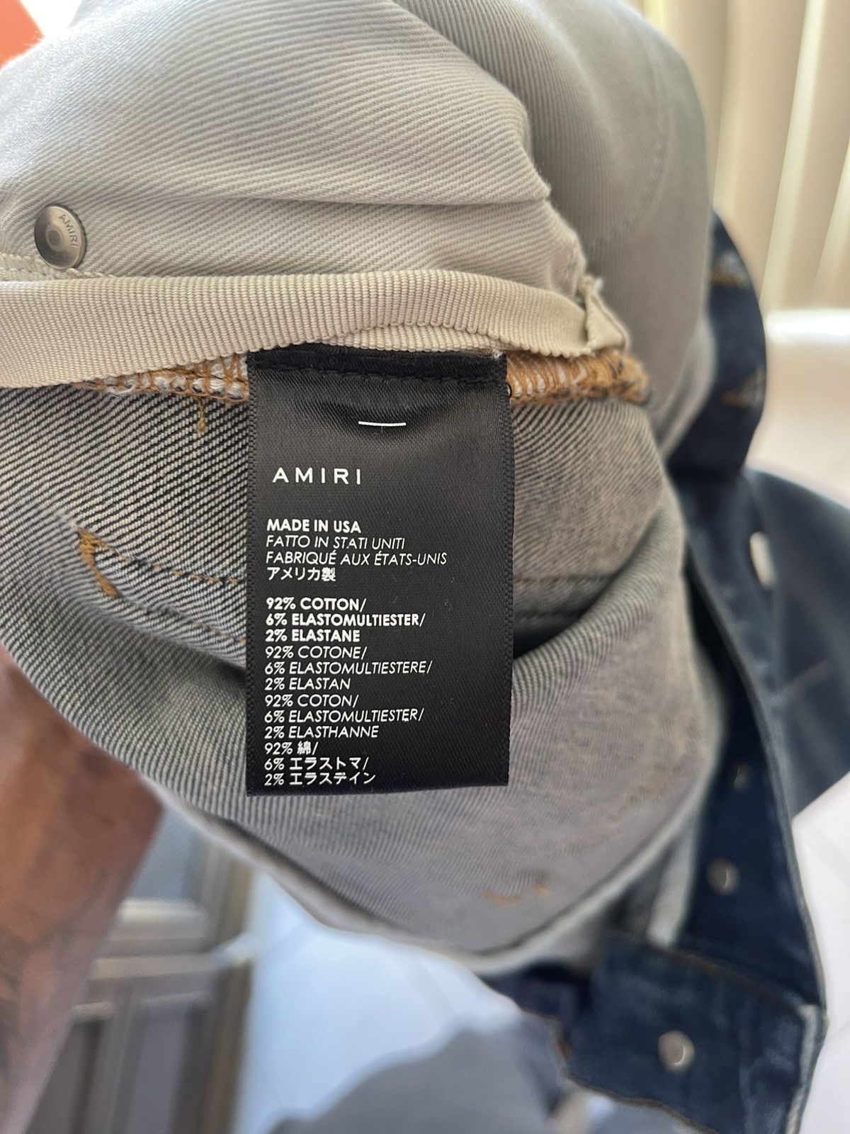 Amiri Mike amiri blue mx1 jeans Size US 31 - 5 Thumbnail