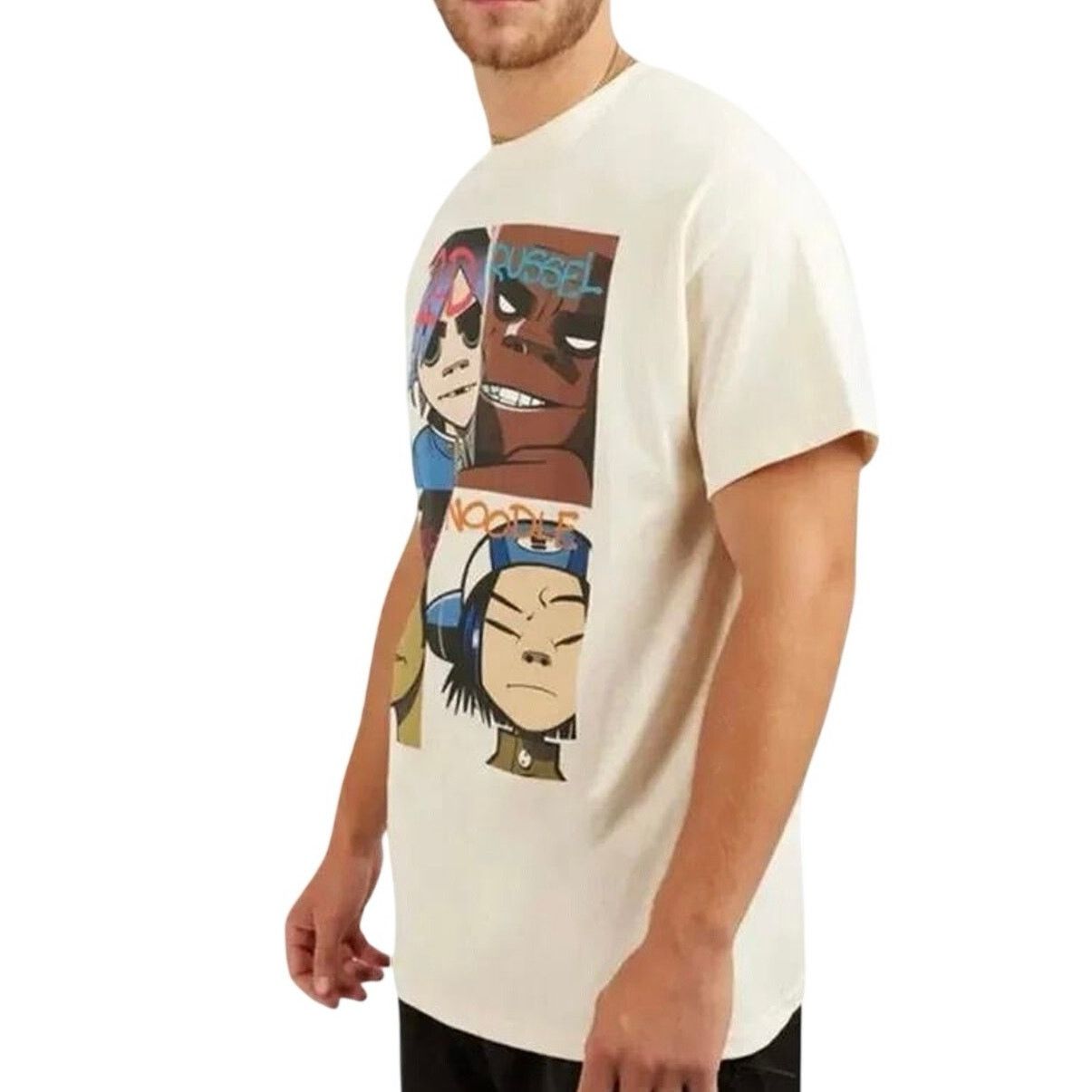 Other PACIFIC Gorillaz Face Grid T-shirt Tee in Cream Size XL Size US XL / EU 56 / 4 - 5 Thumbnail