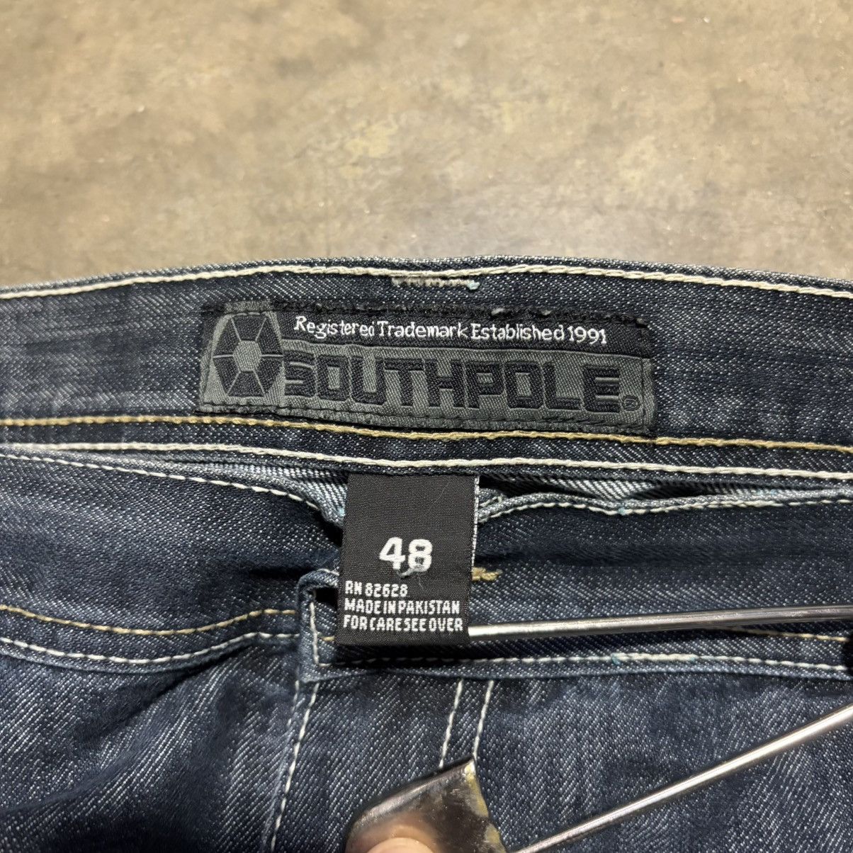 Southpole Vintage SouthPole Baggy Denim Jeans Wide Leg Skater Y2K 48 Size US 44 / EU 60 - 15 Thumbnail