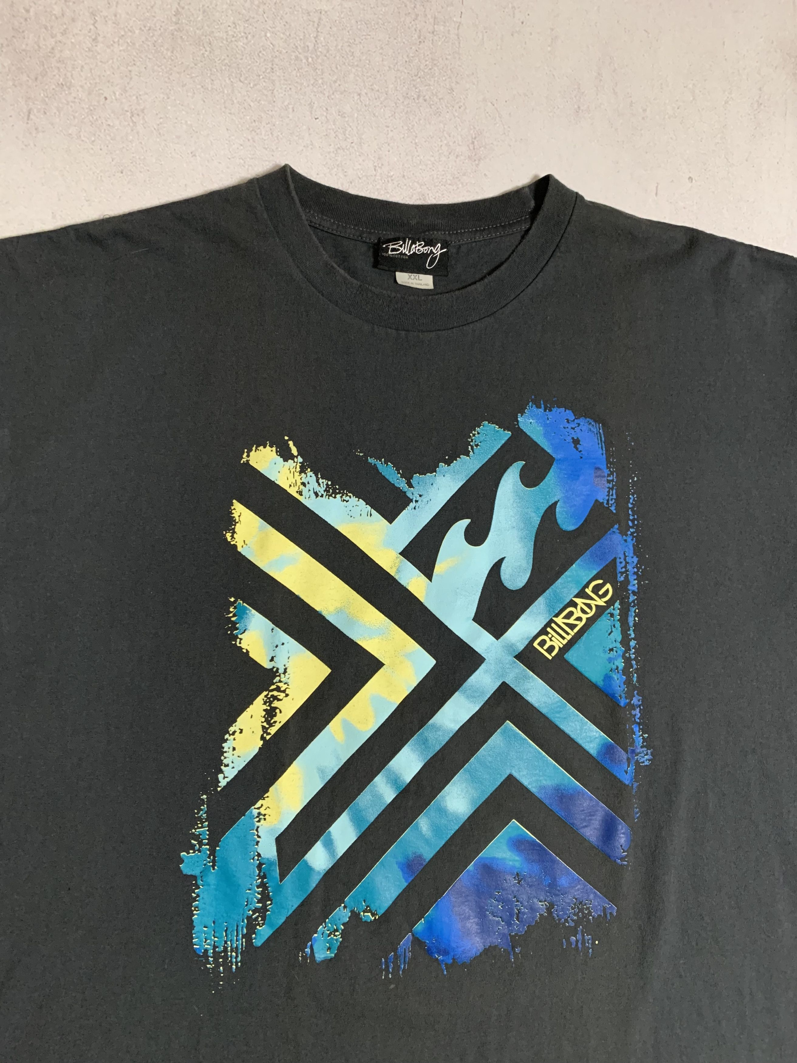 Billabong × Vintage Vintage Billabong T Shirt Tee Baggy Big Logo Y2K Crazy 90s Size US XXL / EU 58 / 5 - 4 Thumbnail