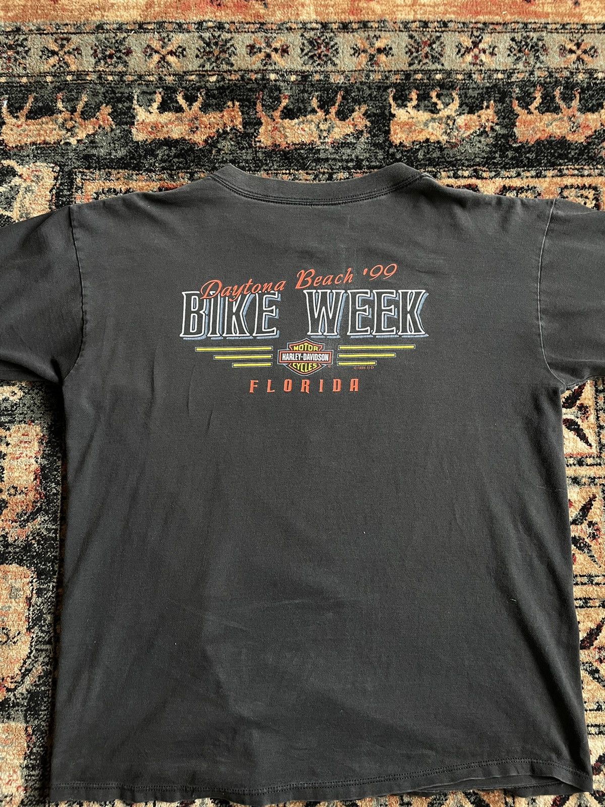 Vintage Harley-Davidson Daytona Beach “Bike Week” T-Shirt Size US XL / EU 56 / 4 - 2 Thumbnail