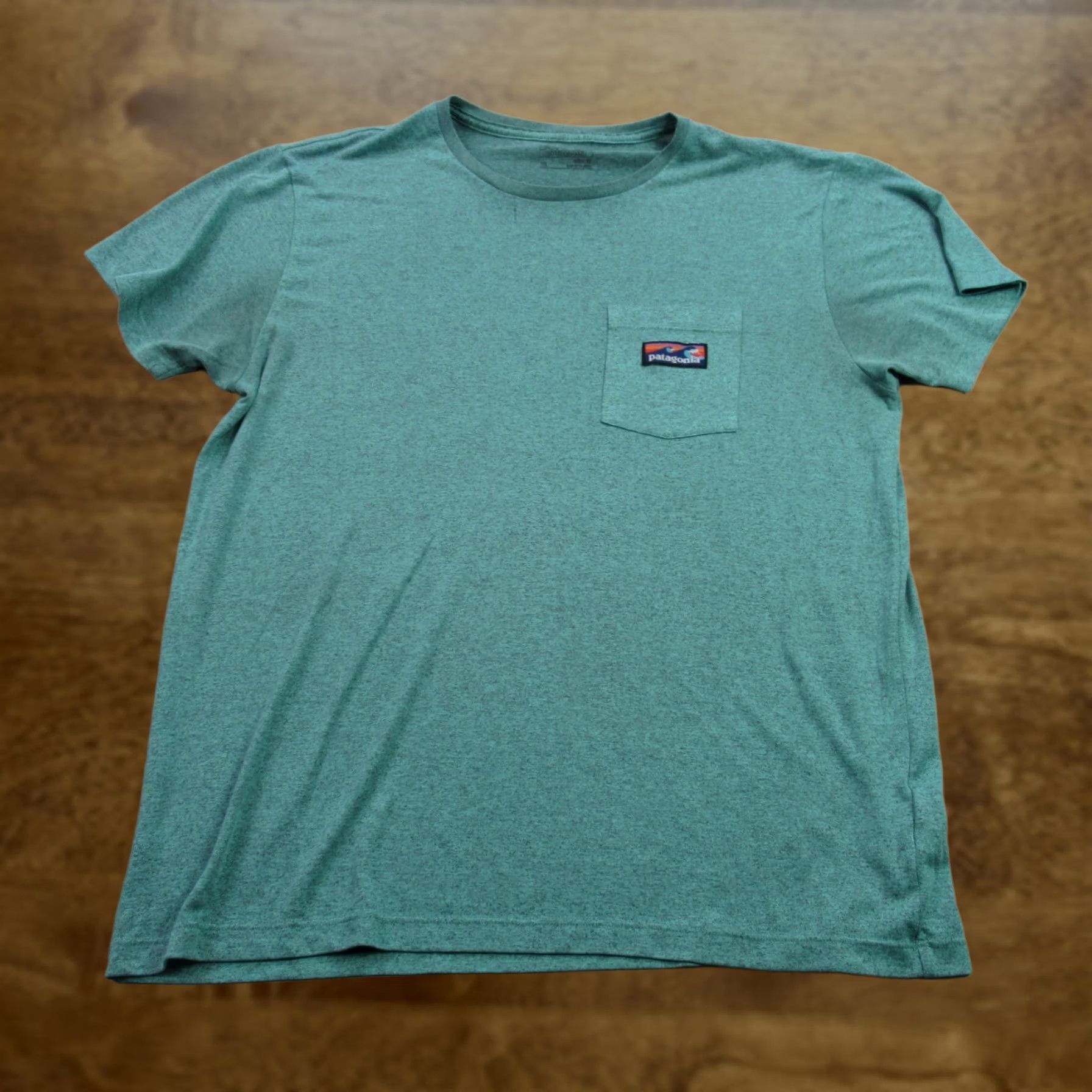 Patagonia Patagonia Shirt Mens XL Short Sleeve Crew Neck Outdoor Casual Green Slim Size US XL / EU 56 / 4 - 1 Thumbnail